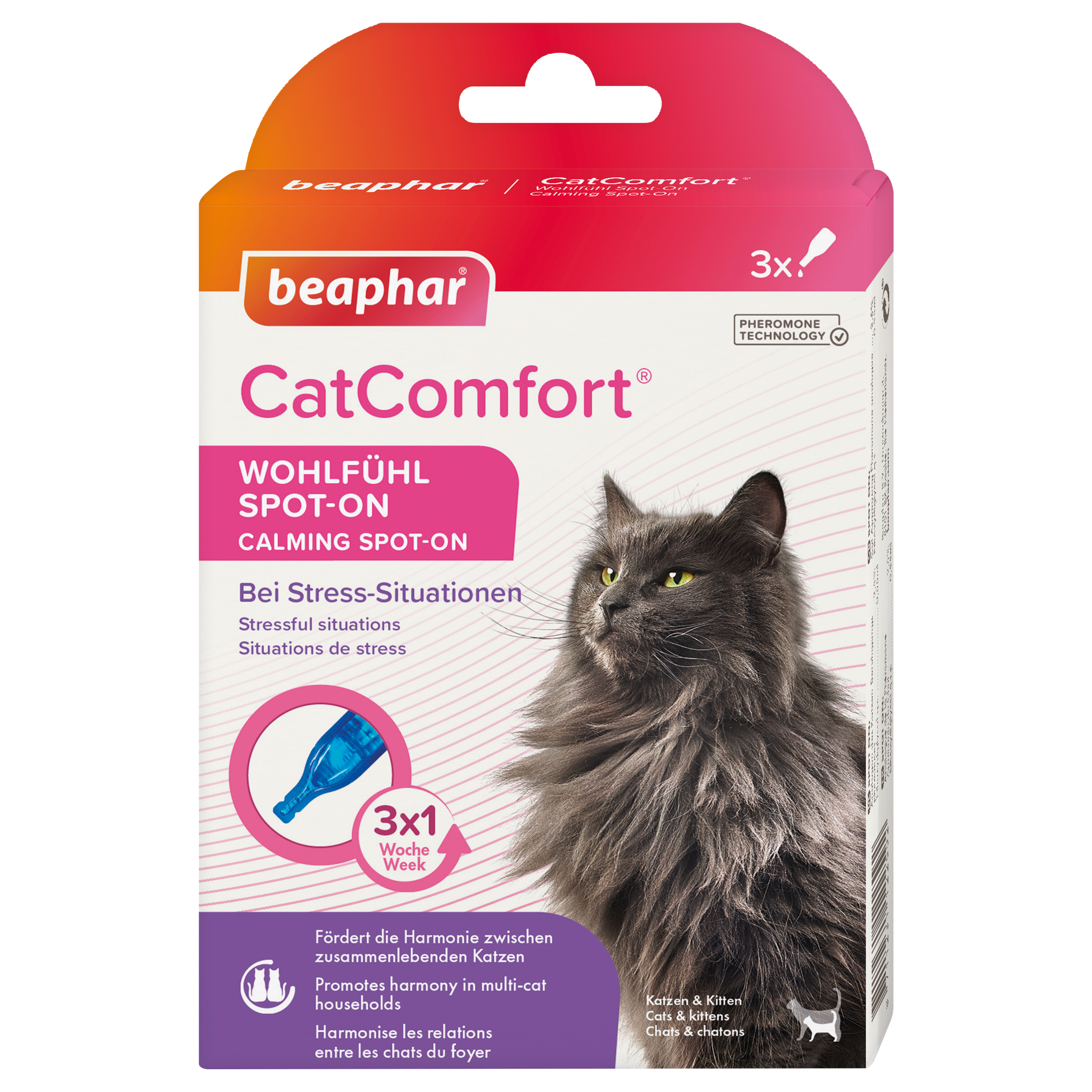 CatComfort® Wohlfühl Spot-On, 3 x 0,55ml
