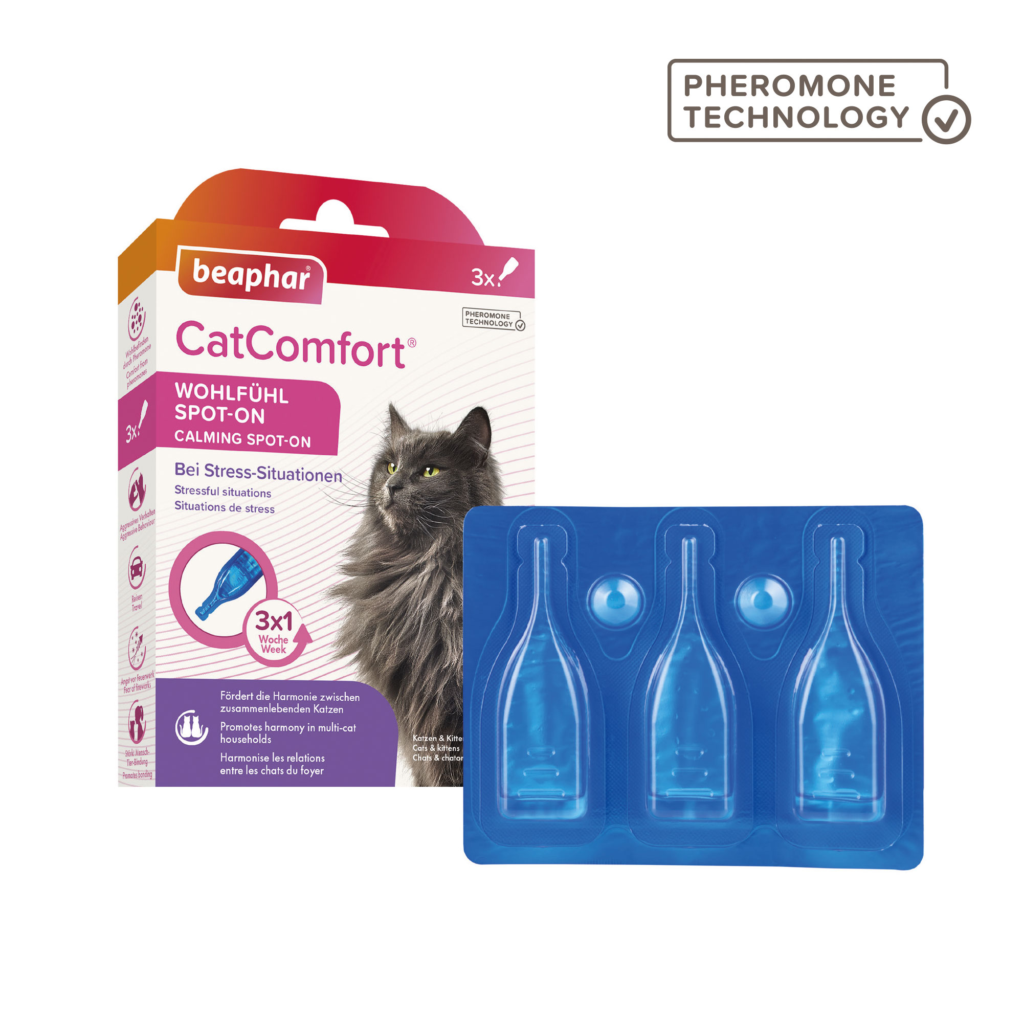CatComfort® nyugtató hatású feromonos spot-on