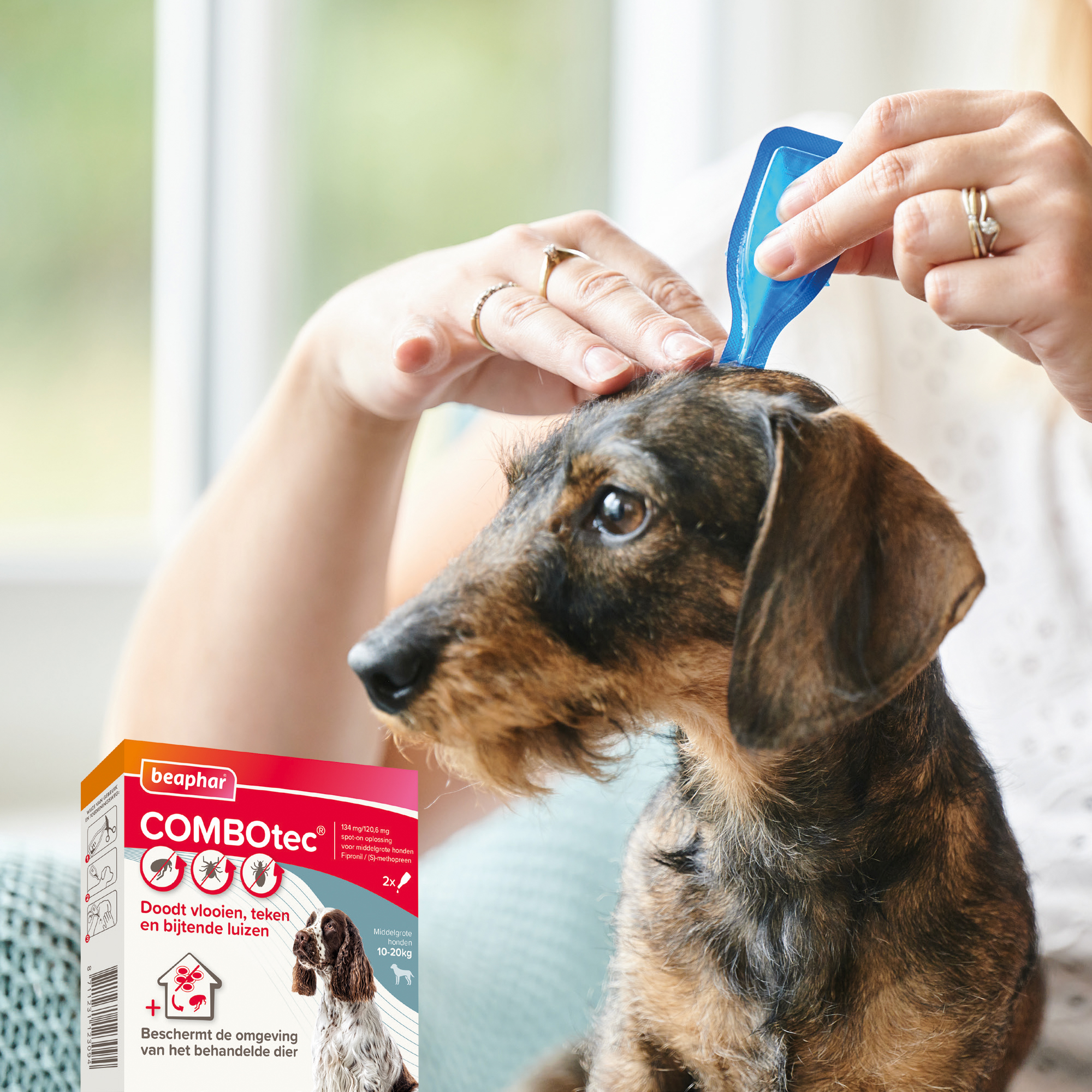 Beaphar COMBOtec® Spot-On hond 10-20kg 2 pipetten