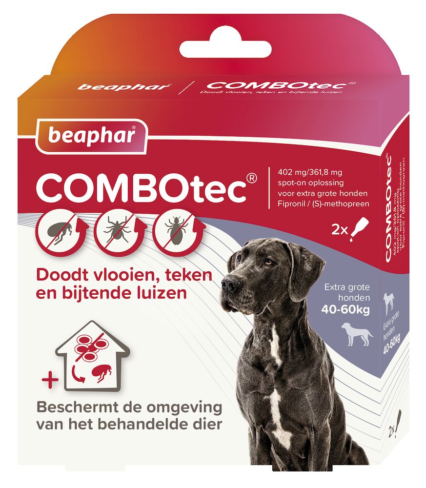Beaphar COMBOtec® Spot-On hond 40-60kg 2 pipetten