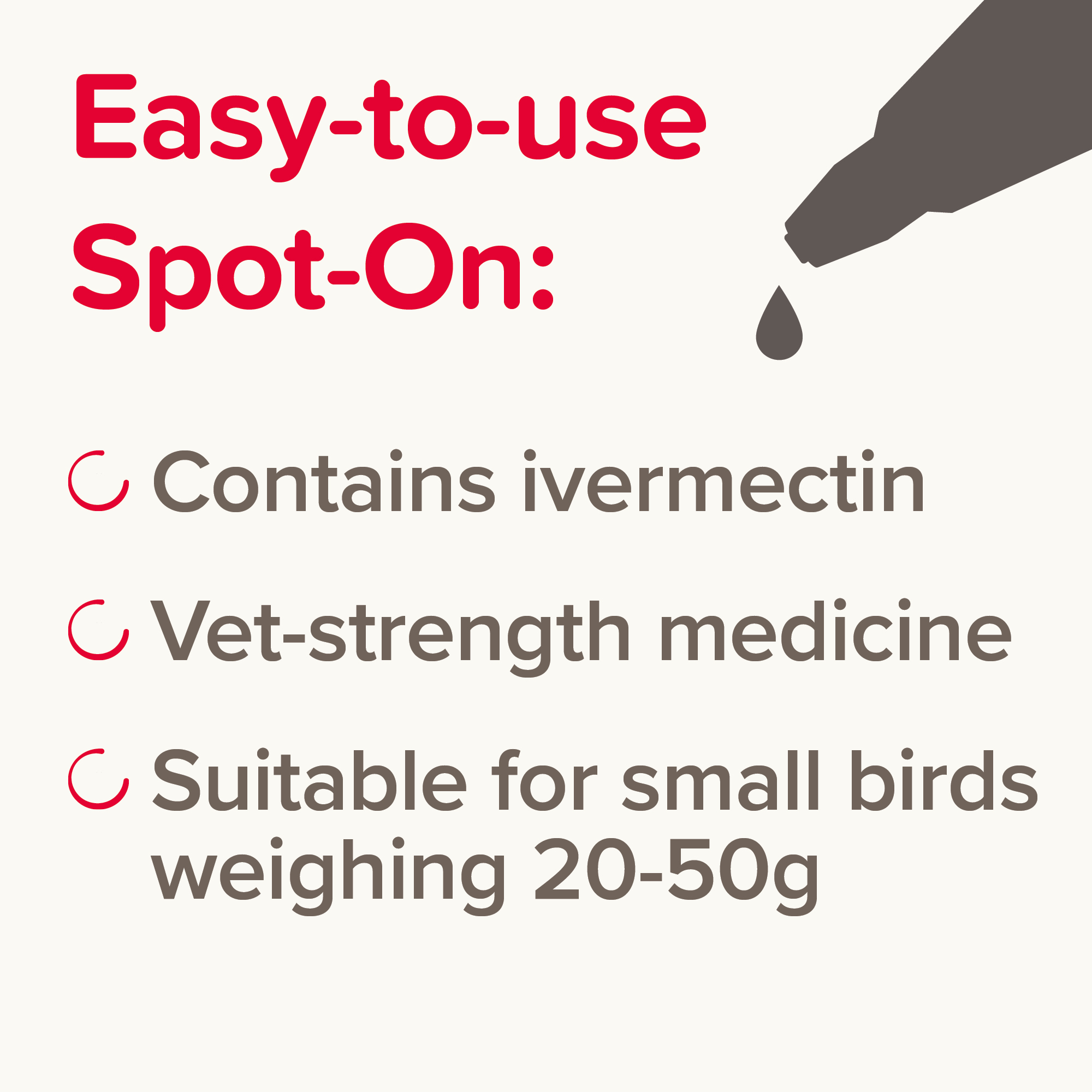 Beaphar Anti-Parasite Spot-On for Small Birds 20-50g, 2 pipettes