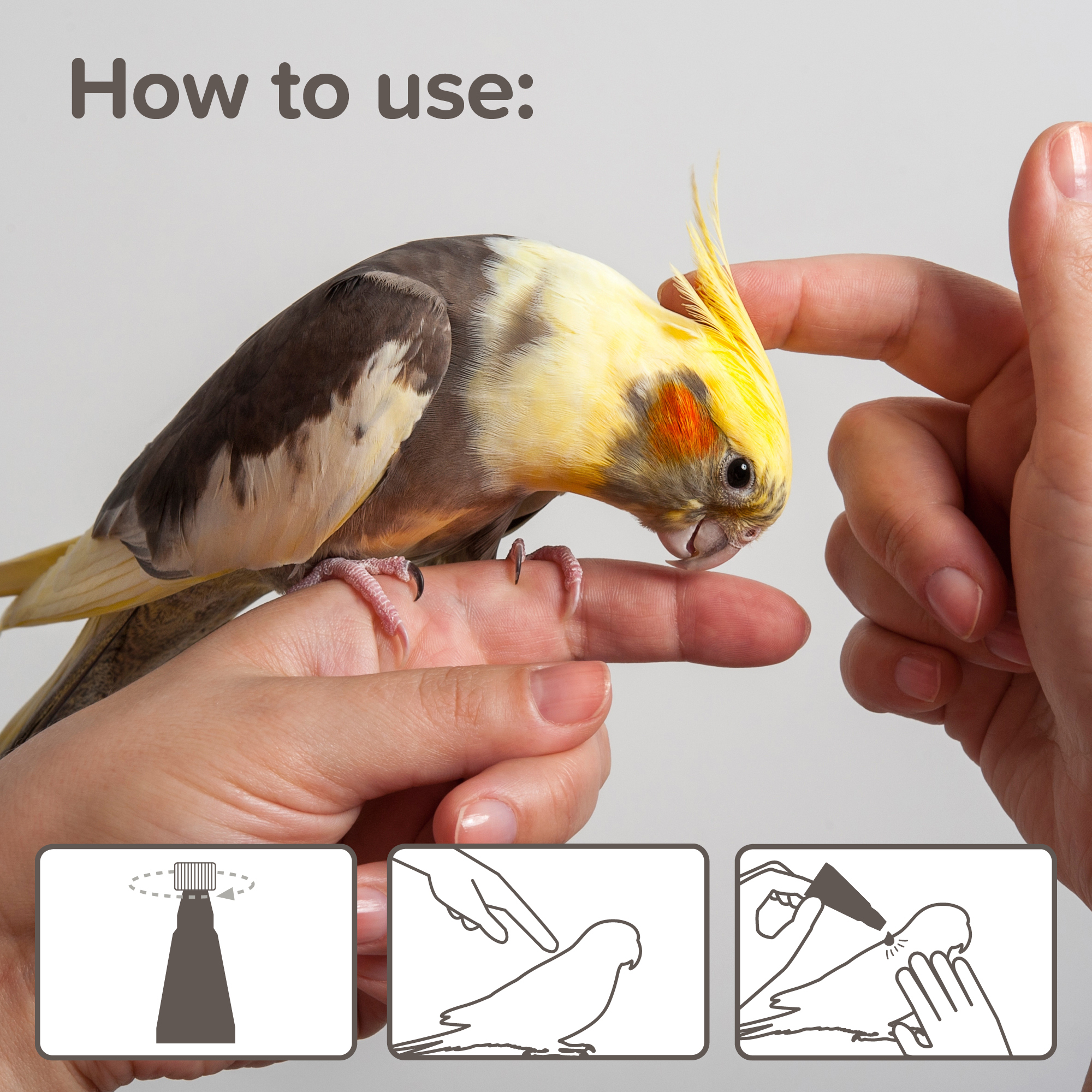 Beaphar Anti-Parasite Spot-On for Medium Birds 50-300g, 2 pipettes