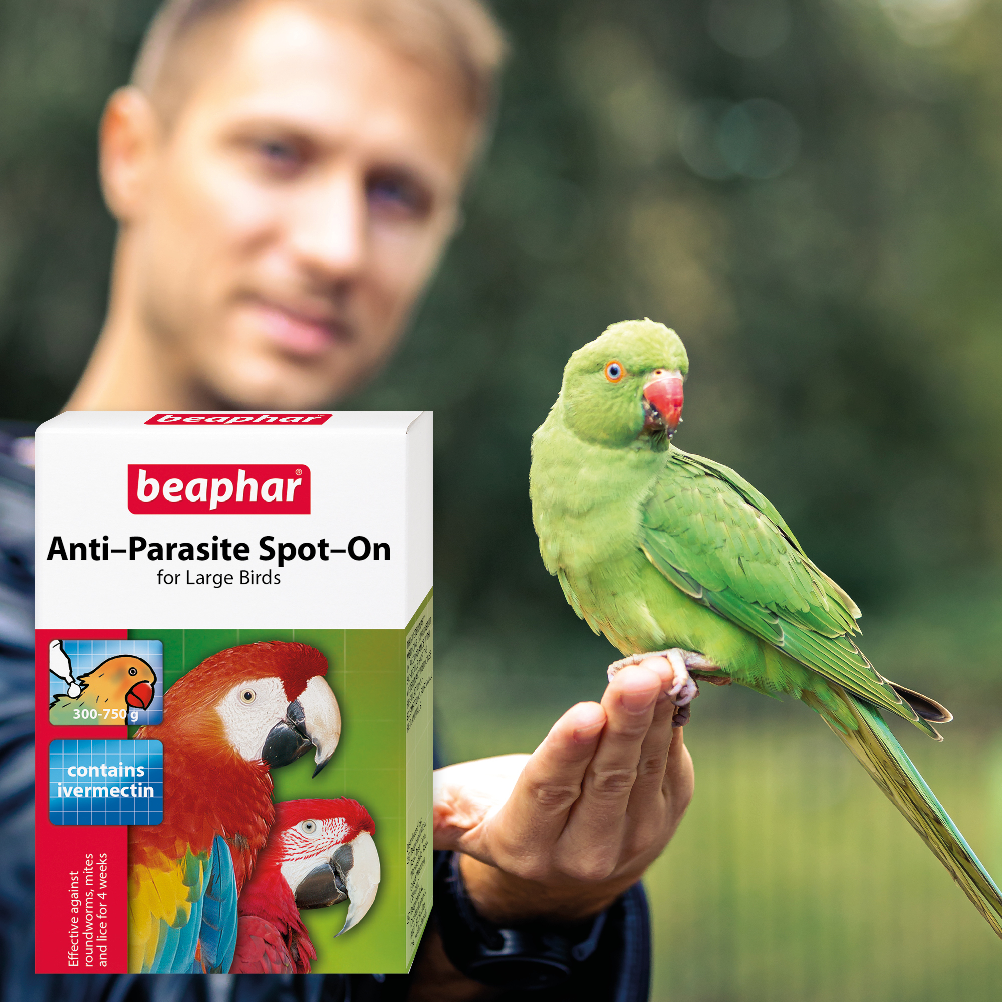 Beaphar Anti-Parasite Spot-On for Large Birds 300-750g, 2 pipettes