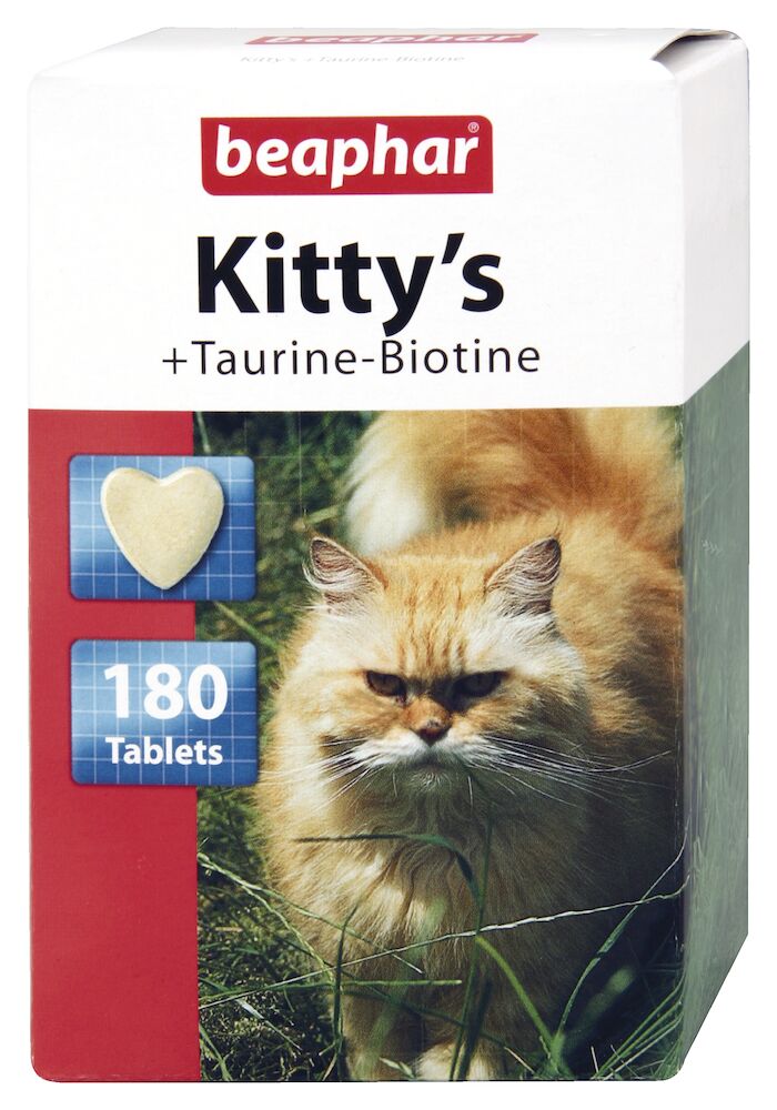 KITTY'S + TAURINE-BIOTINE  180TAB - tabletki witaminowe dla kotów