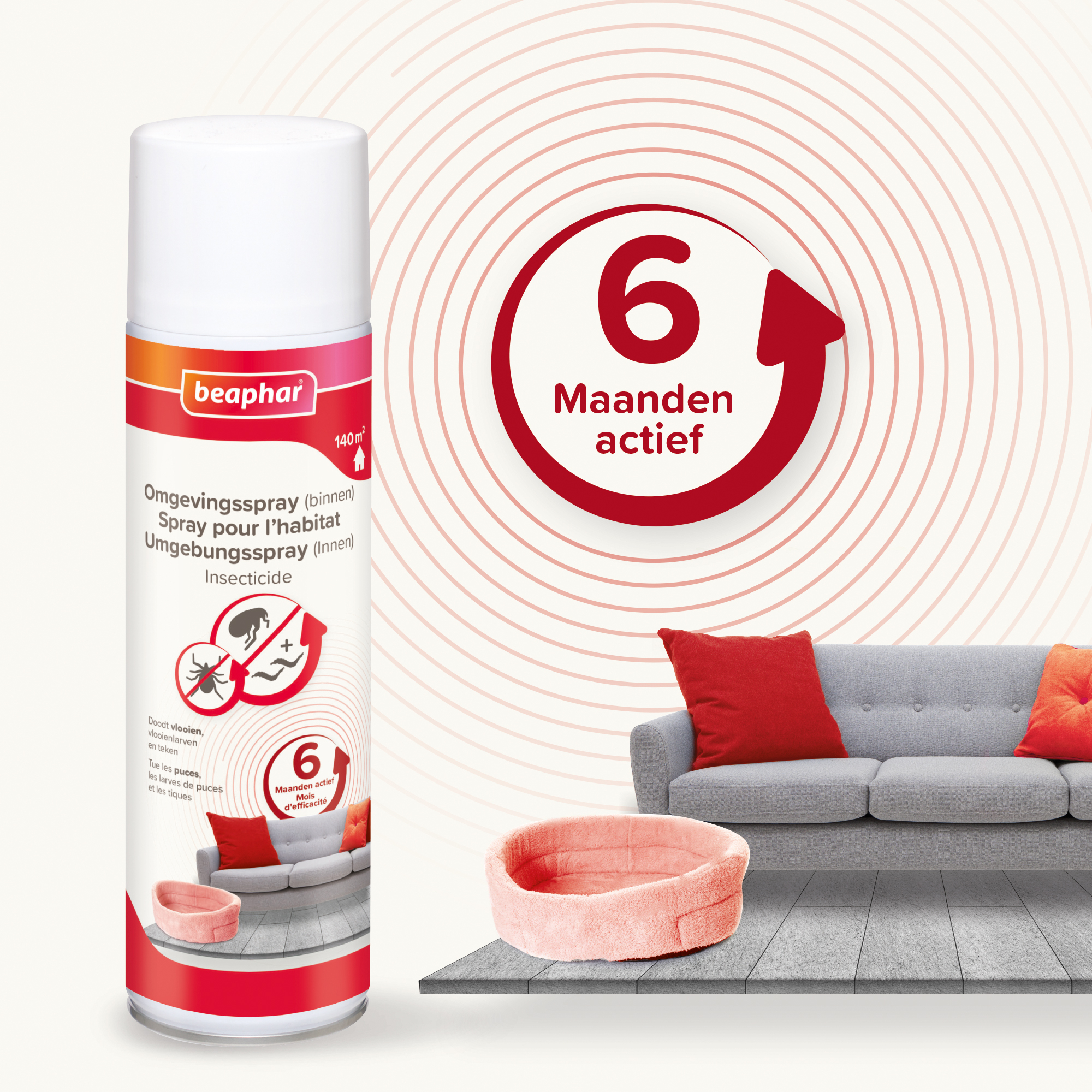 Beaphar Omgevingsspray 500ml