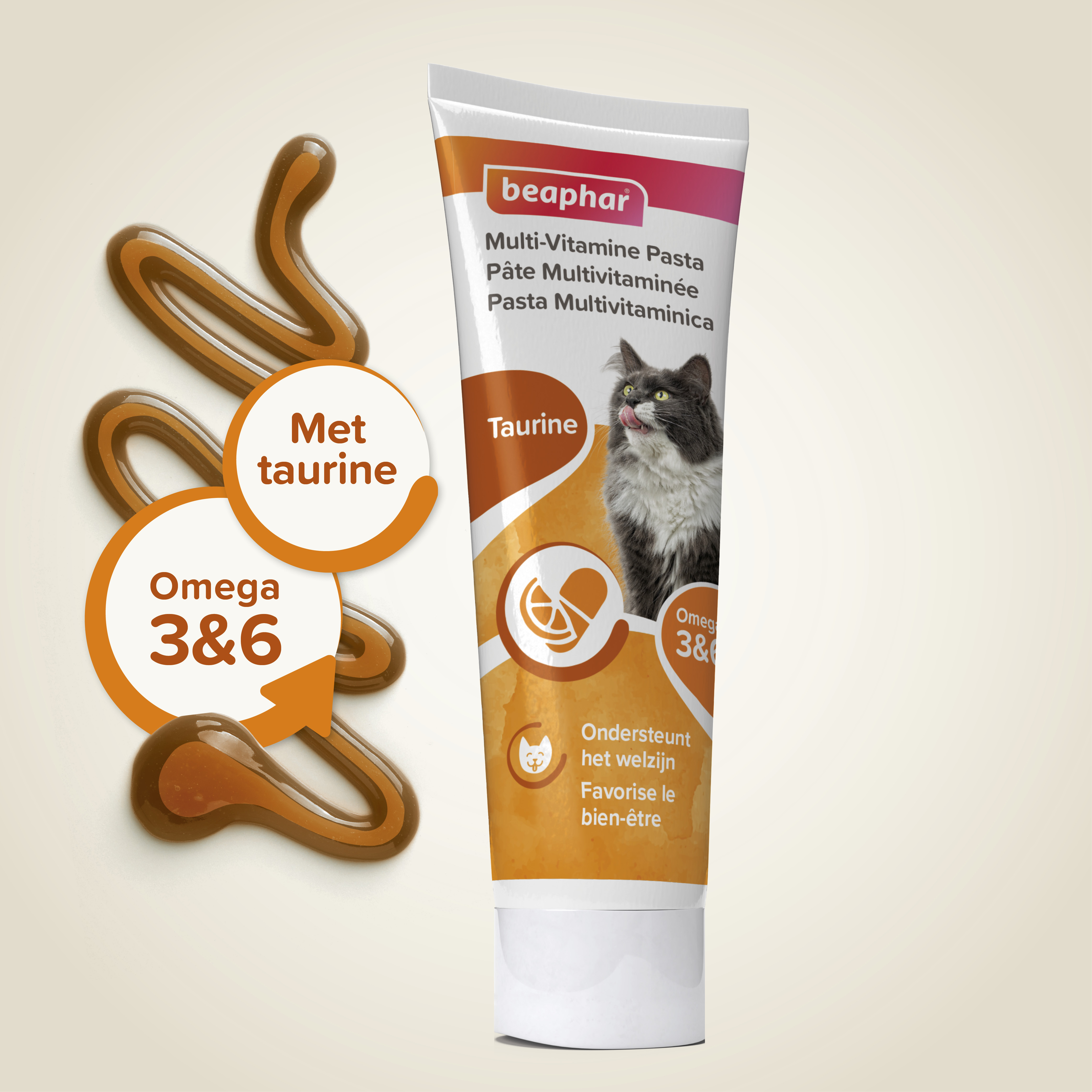 Beaphar Multi-vitamine pasta kat 100g