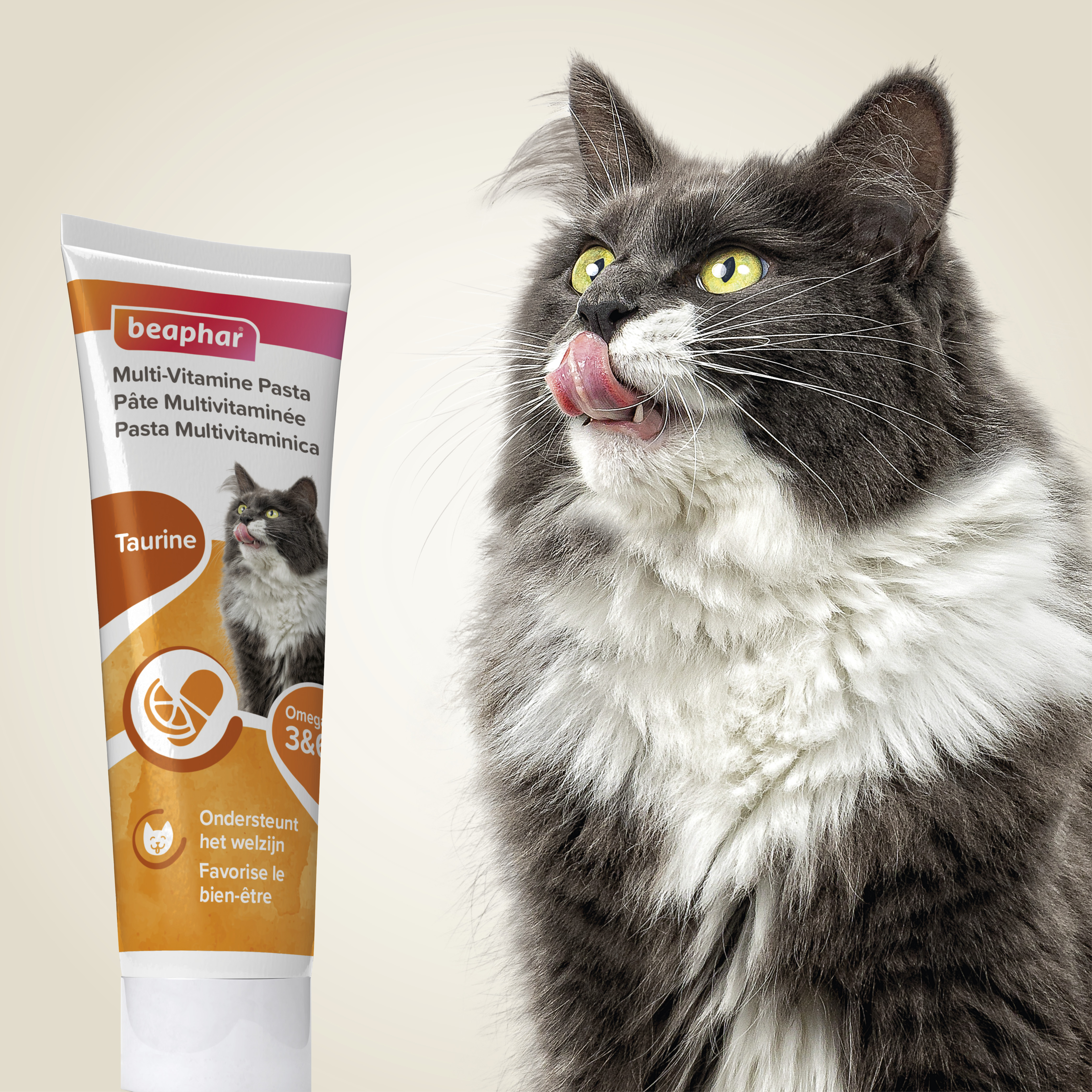 Beaphar Multi-vitamine pasta kat 100g