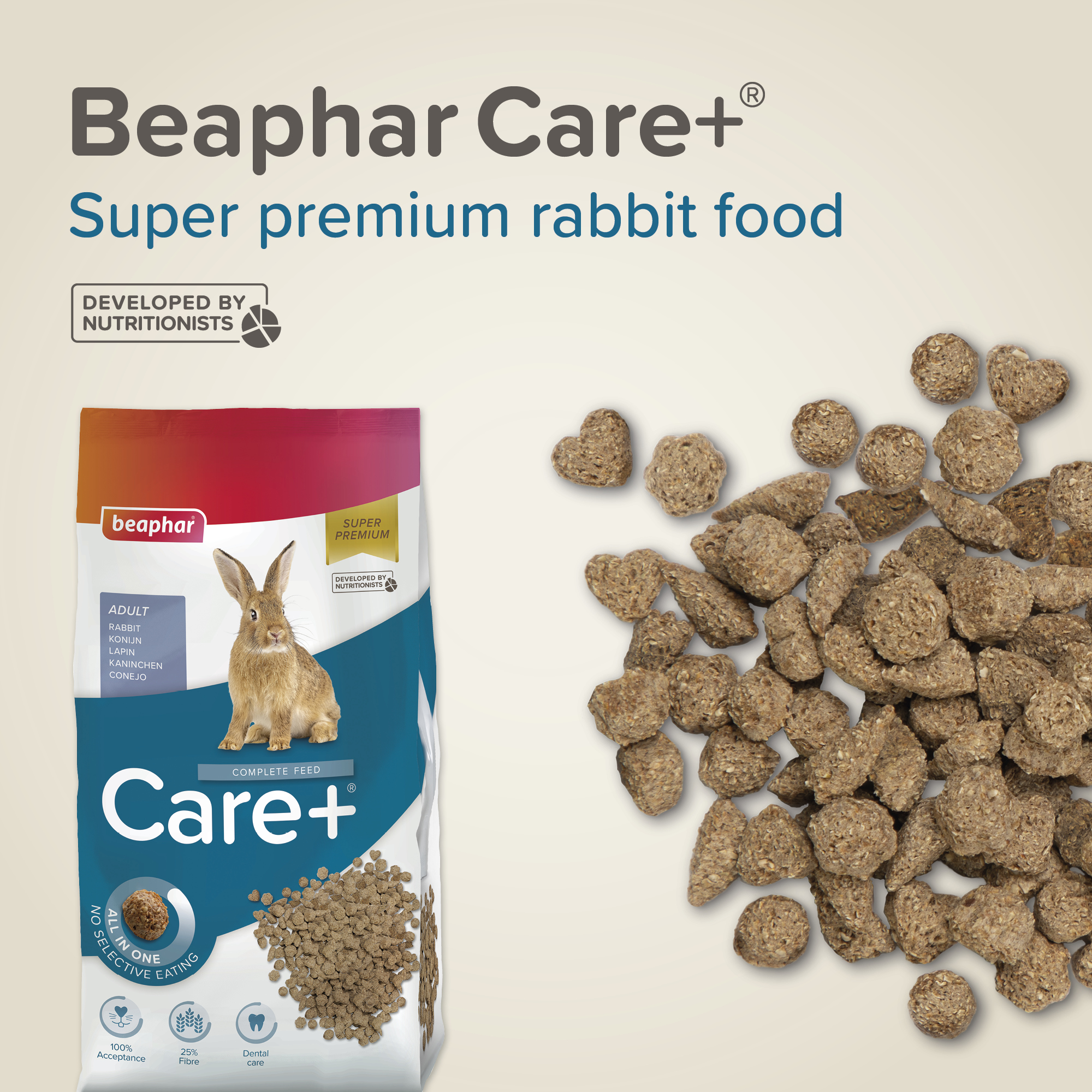 Beaphar CARE+® Food for Rabbits 10kg