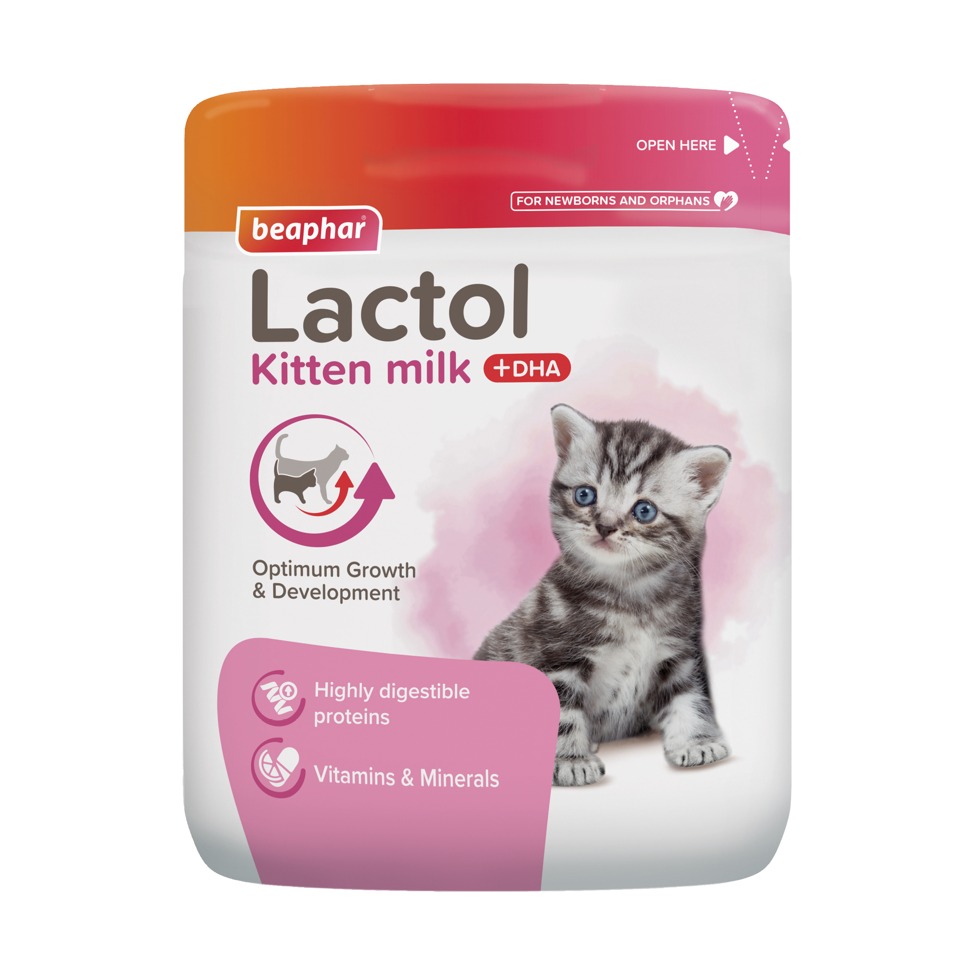 Beaphar Lactol Milk Replacer for Kittens – 500g