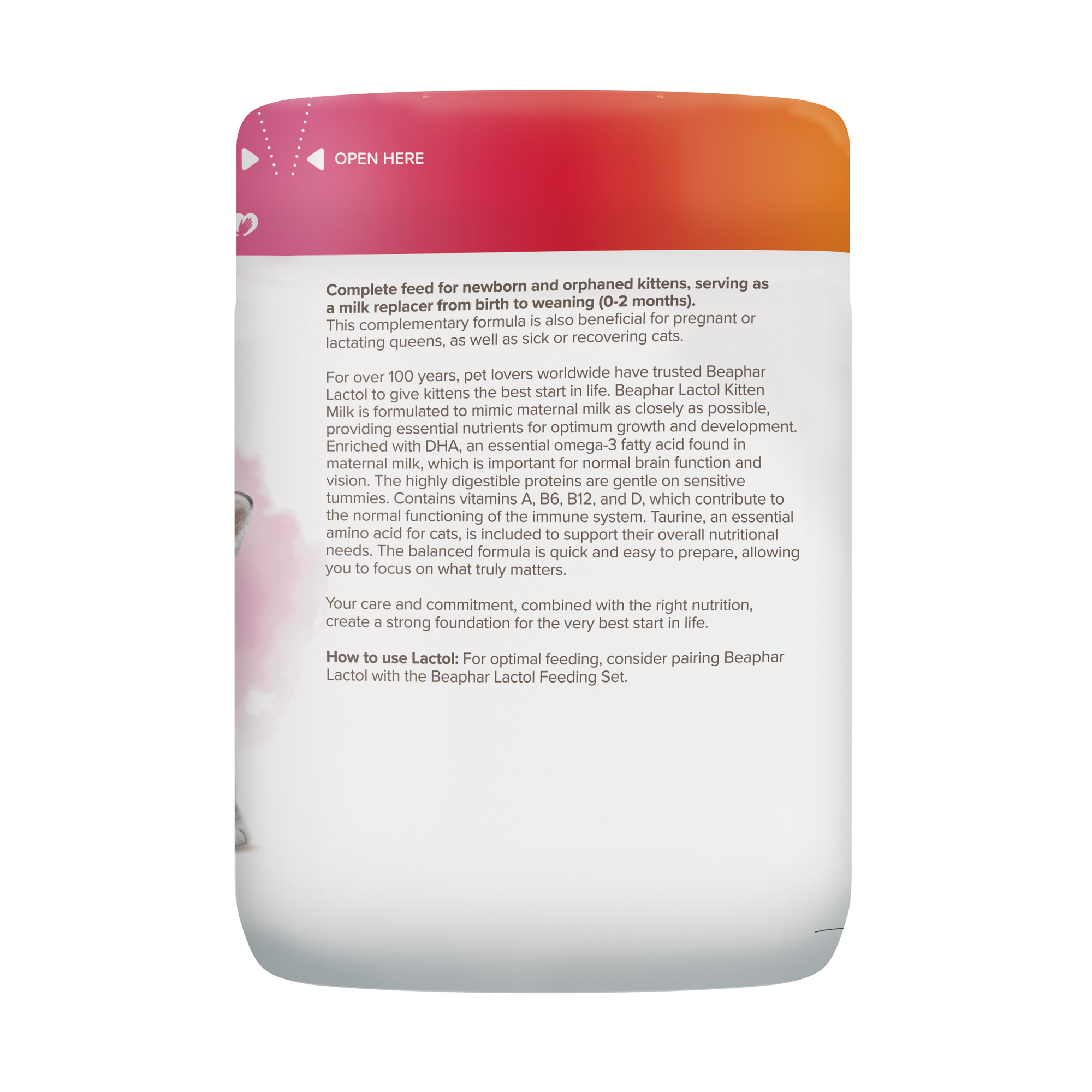 Beaphar Lactol Milk Replacer for Kittens – 500g