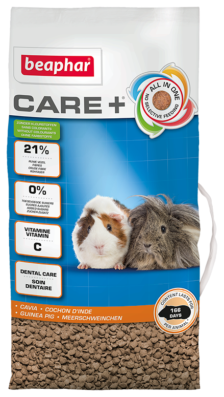 Care+® teljesértékű eledel tengerimalacoknak, 5kg