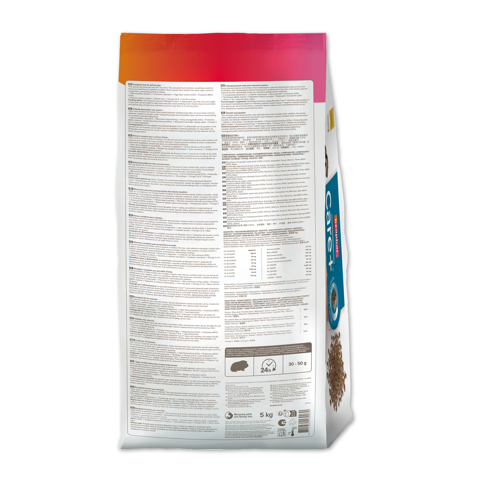 Beaphar CARE+® Guinea Pig Food, 5kg