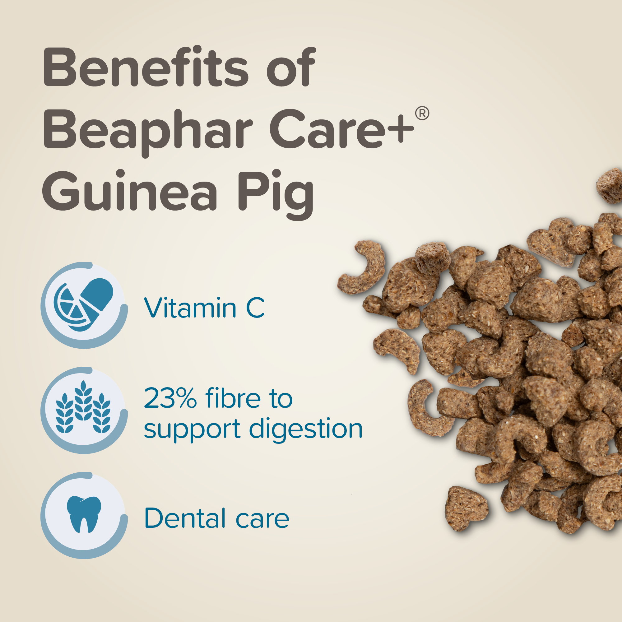 Beaphar CARE+® Guinea Pig Food, 5kg