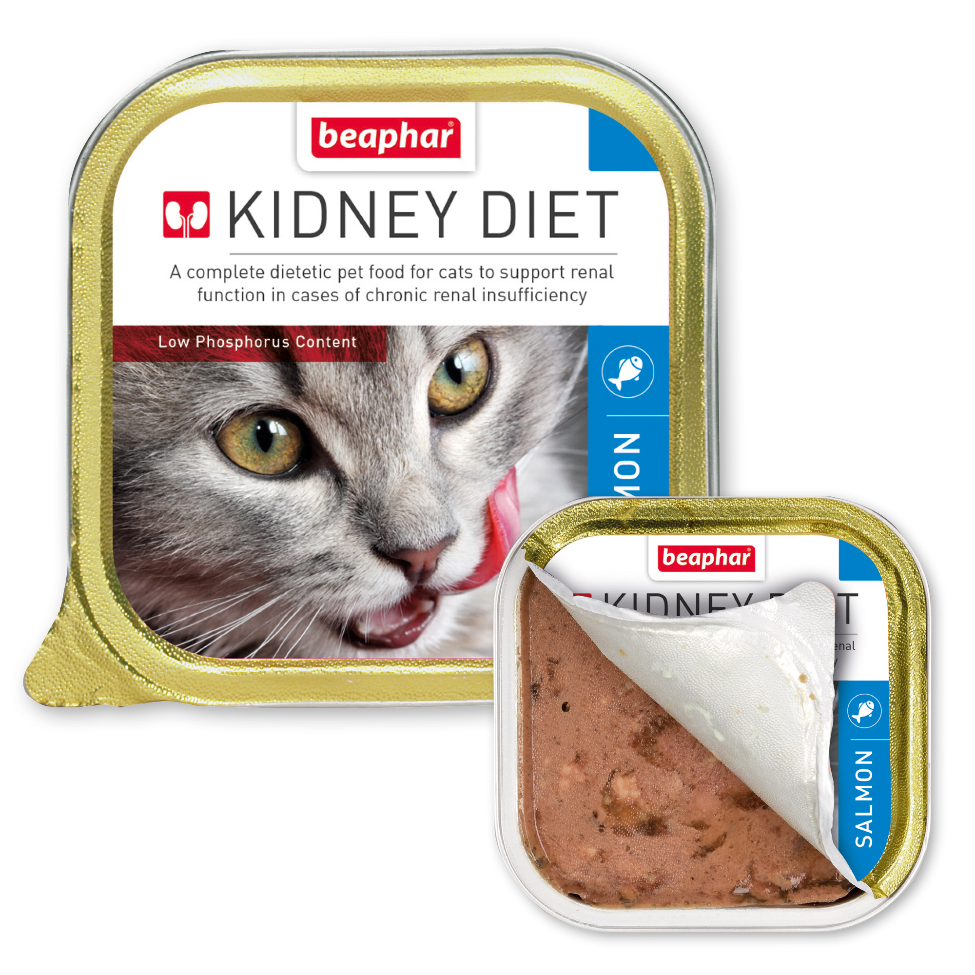 Beaphar Kidney Diet Food for Cats – Salmon