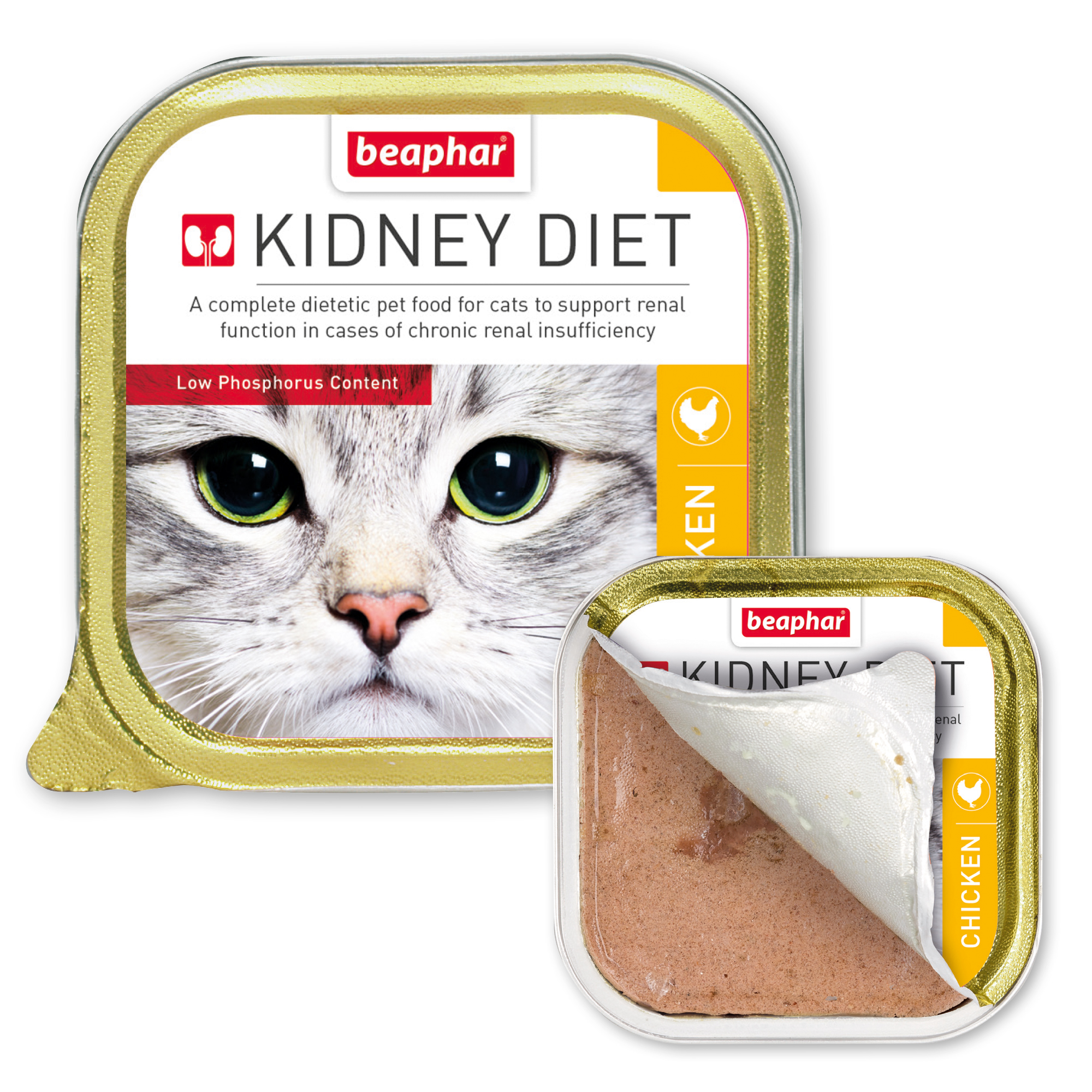 Beaphar Kidney Diet Food for Cats – Chicken