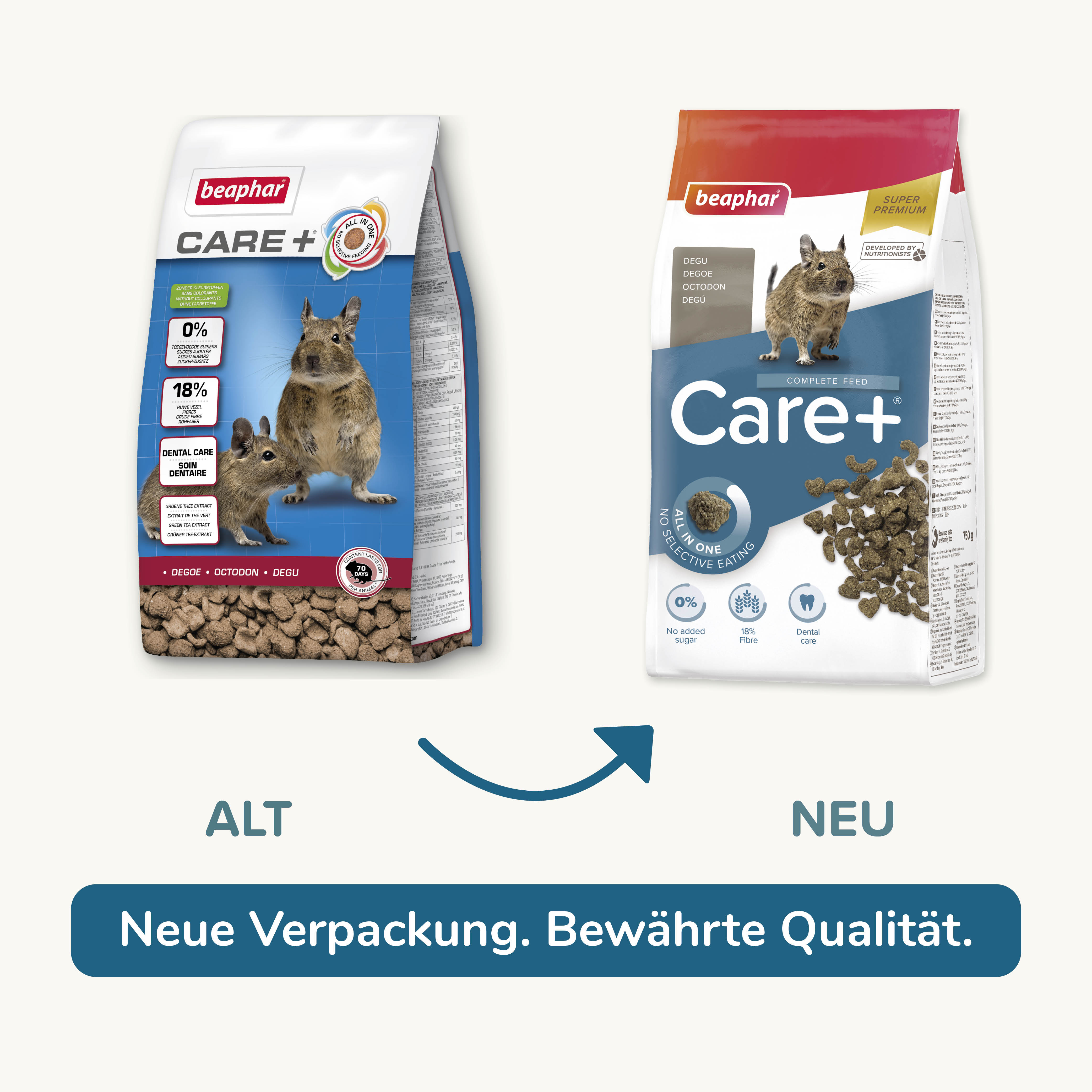 Beaphar Care+ Degu, 750g