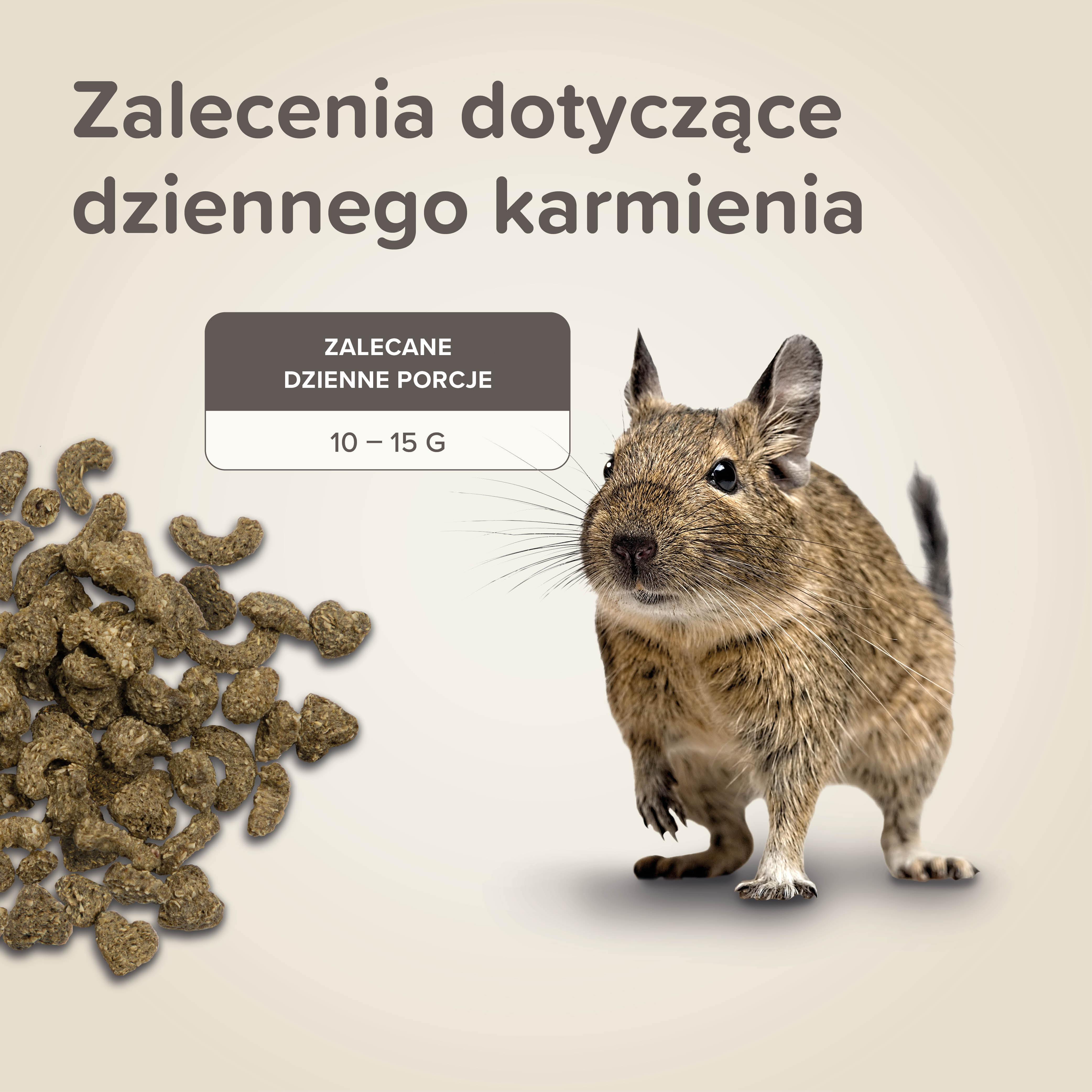 CARE+ DEGU 750G - karma dla koszatniczek