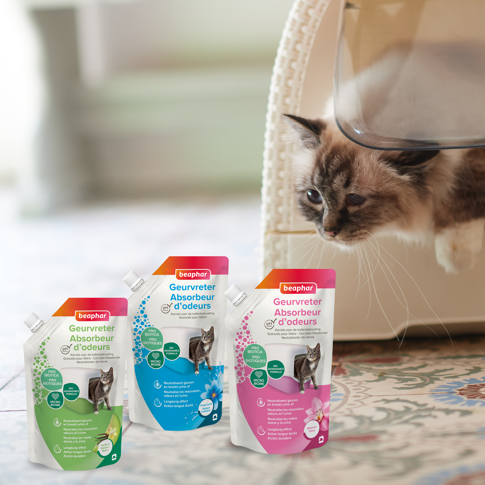 Beaphar Geurvreter Vanille & Meloen 400g