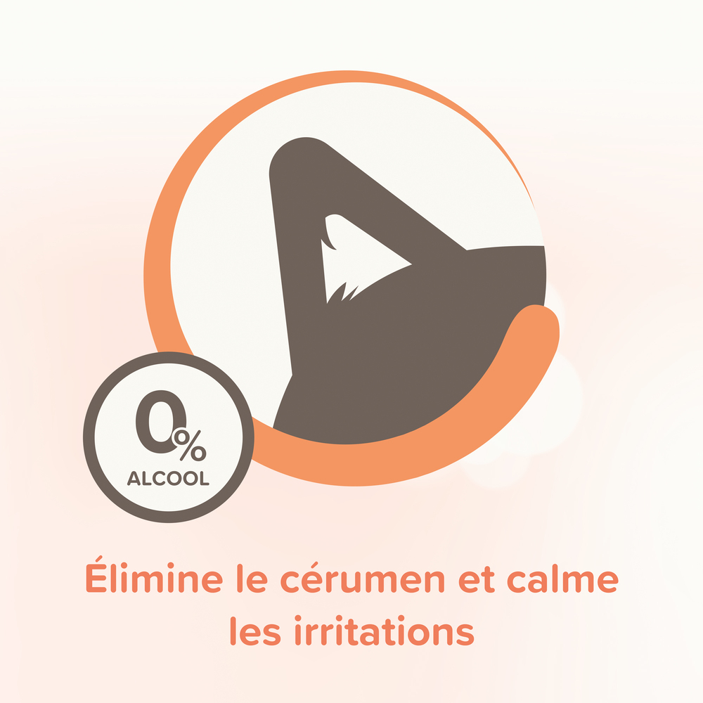 Lotion nettoyante pour les oreilles pour chien et chat - 50 ml