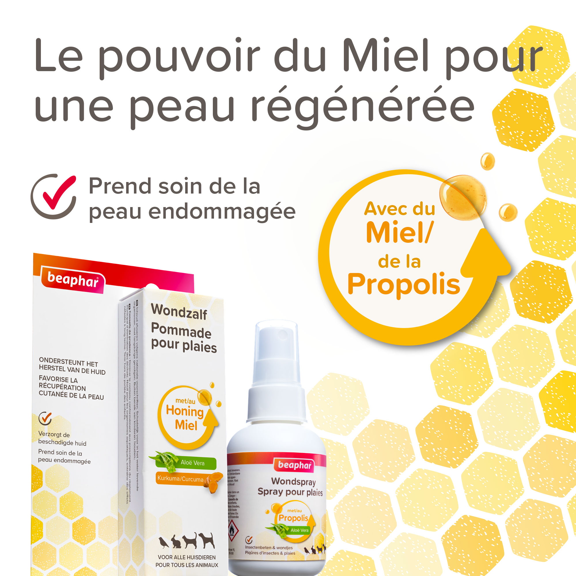 Paumade Pommade pour plaies pour tous les animaux - Beaphar