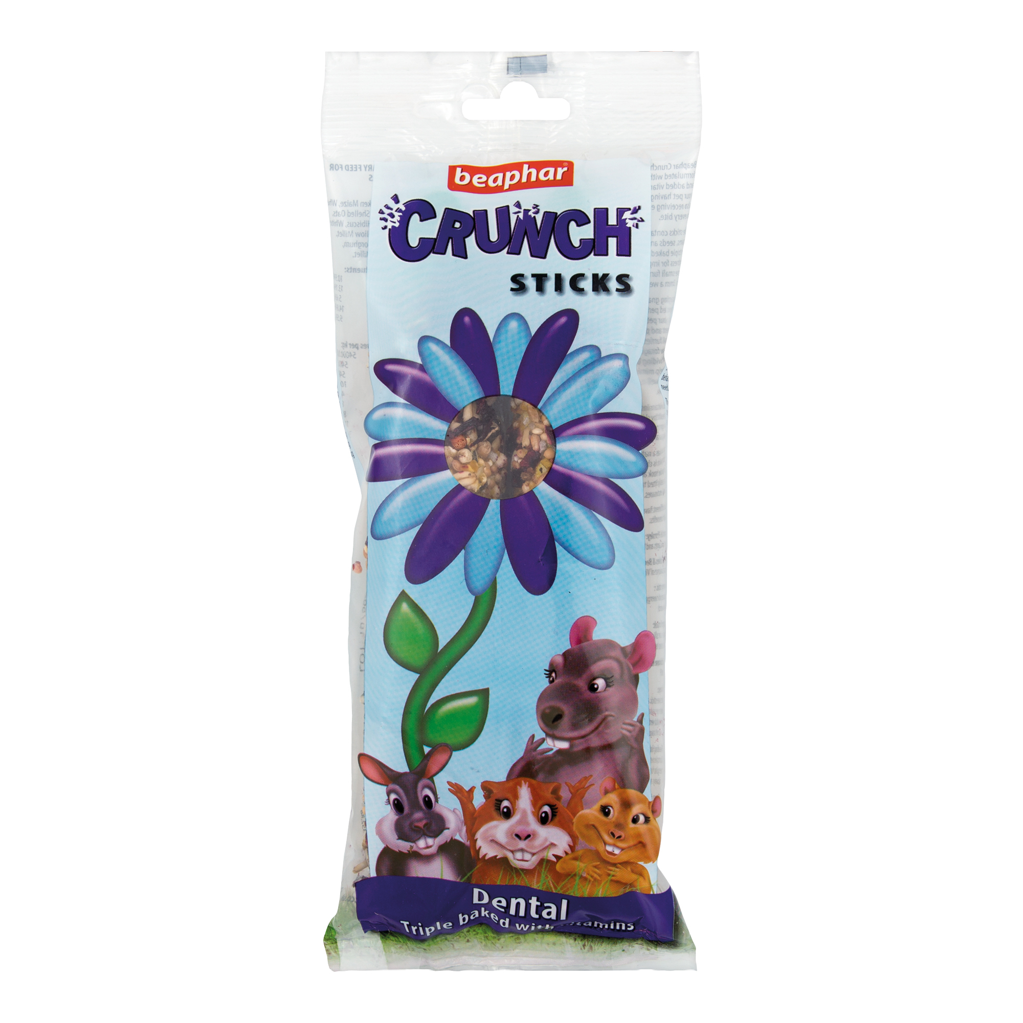 Beaphar Dental Crunch Sticks for Small Animals, 2 Sticks