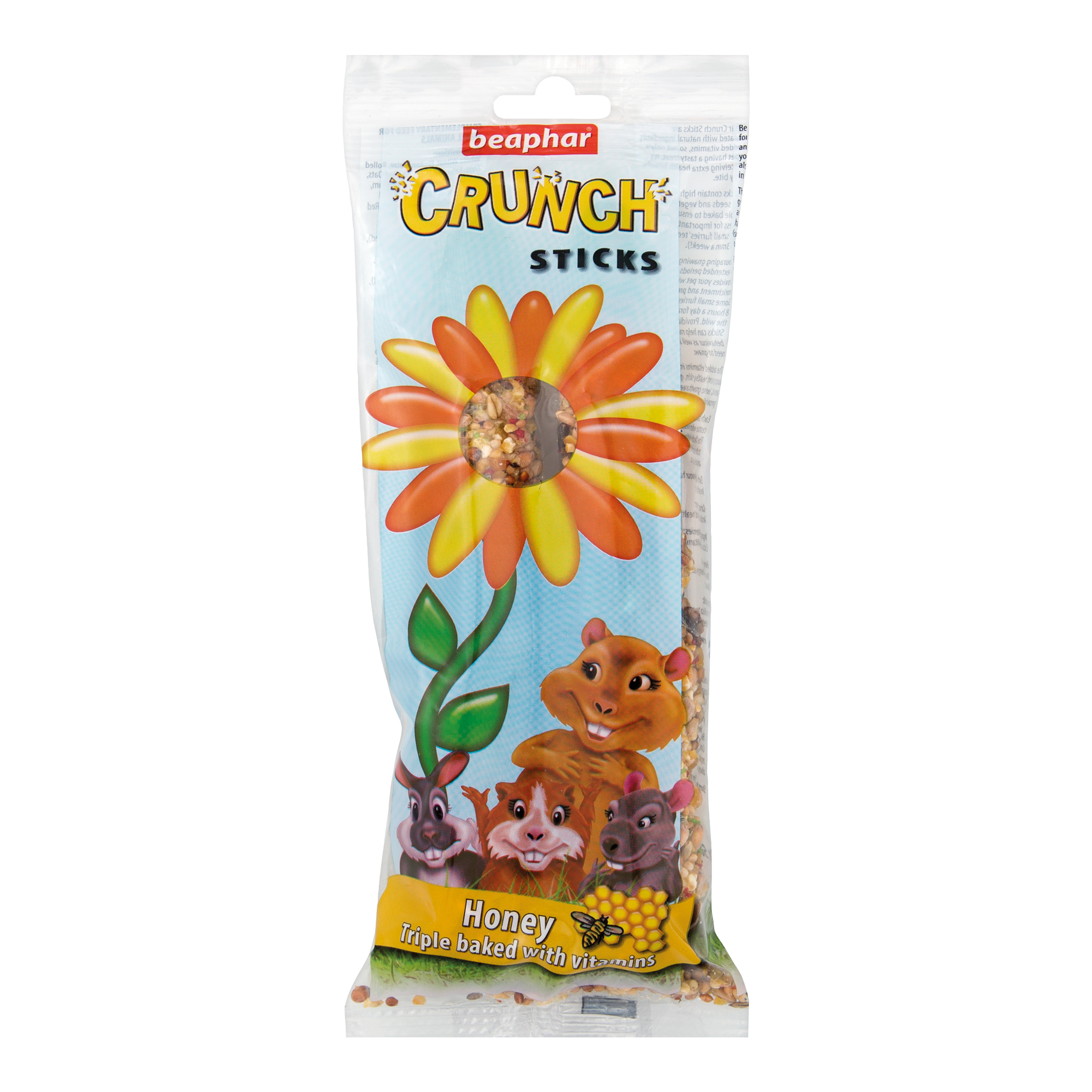 Beaphar Honey Crunch Sticks for Small Animals, 2 sticks