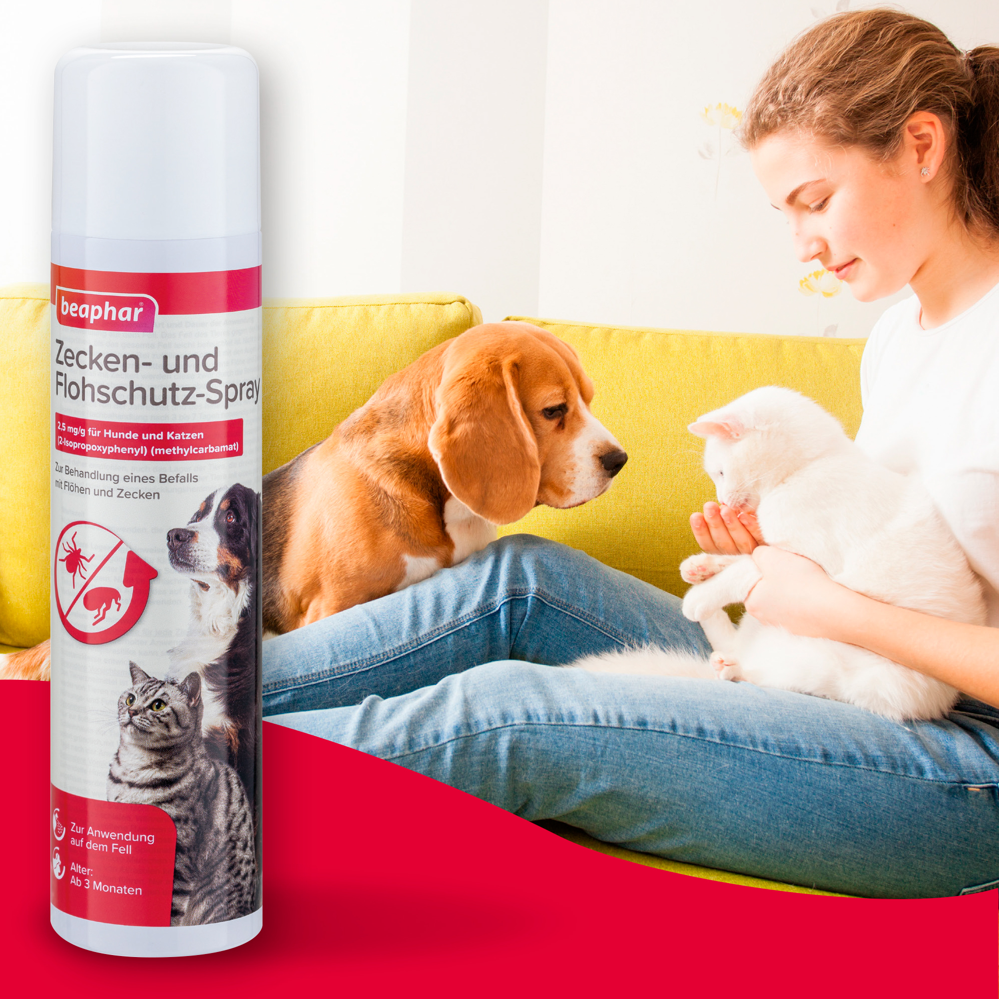 Zecken- und Flohschutz-Spray, 250ml