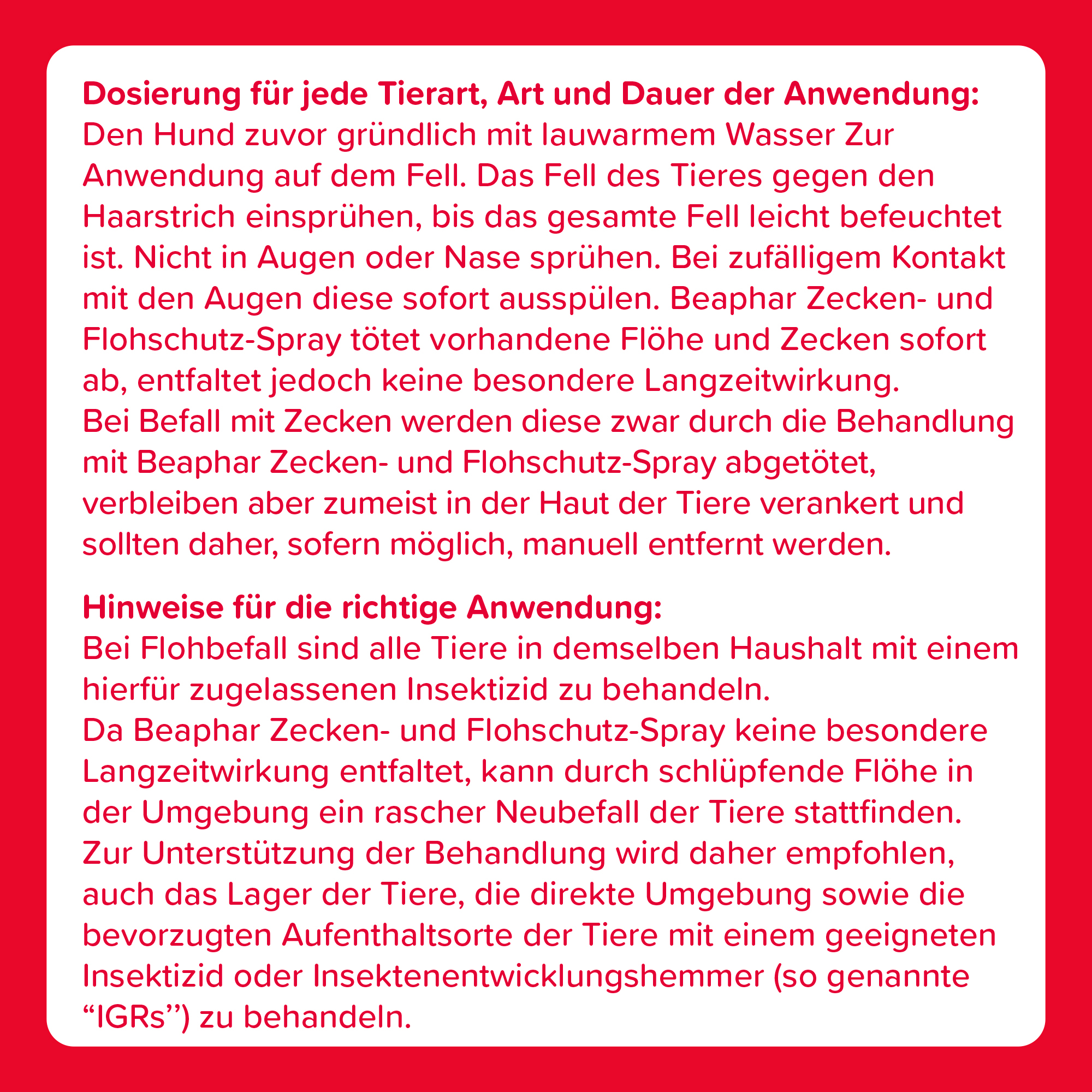 Zecken- und Flohschutz-Spray, 250ml