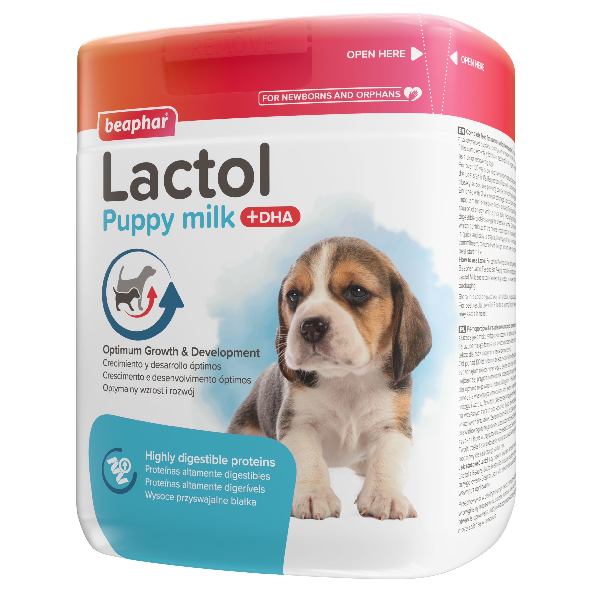 Beaphar Lactol - Leche de  sustitución Cachorros - 500g
