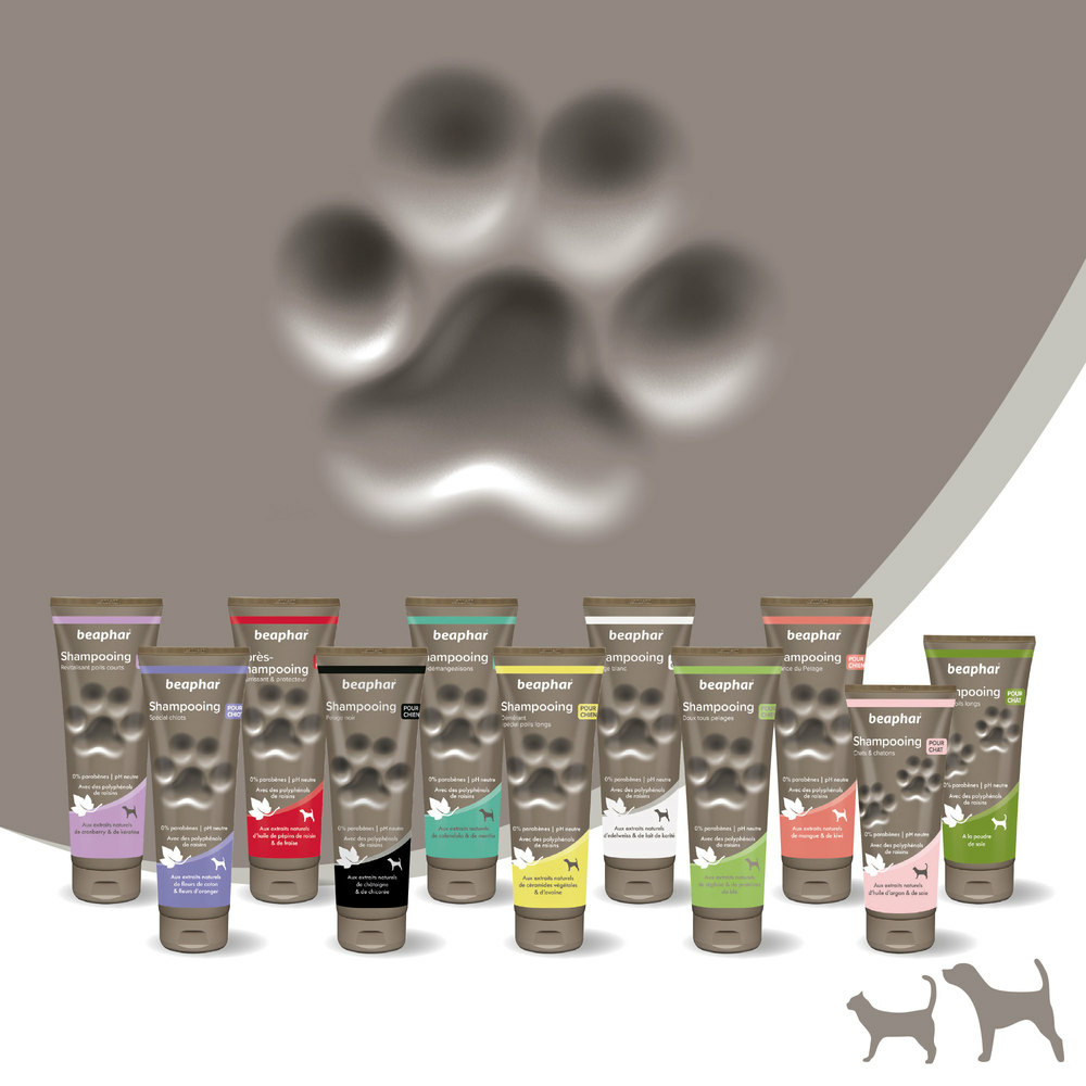 Shampooing premium Empreinte - Pour pelage blanc extraits naturels d’edelweiss & de lait de karité - 250 ml