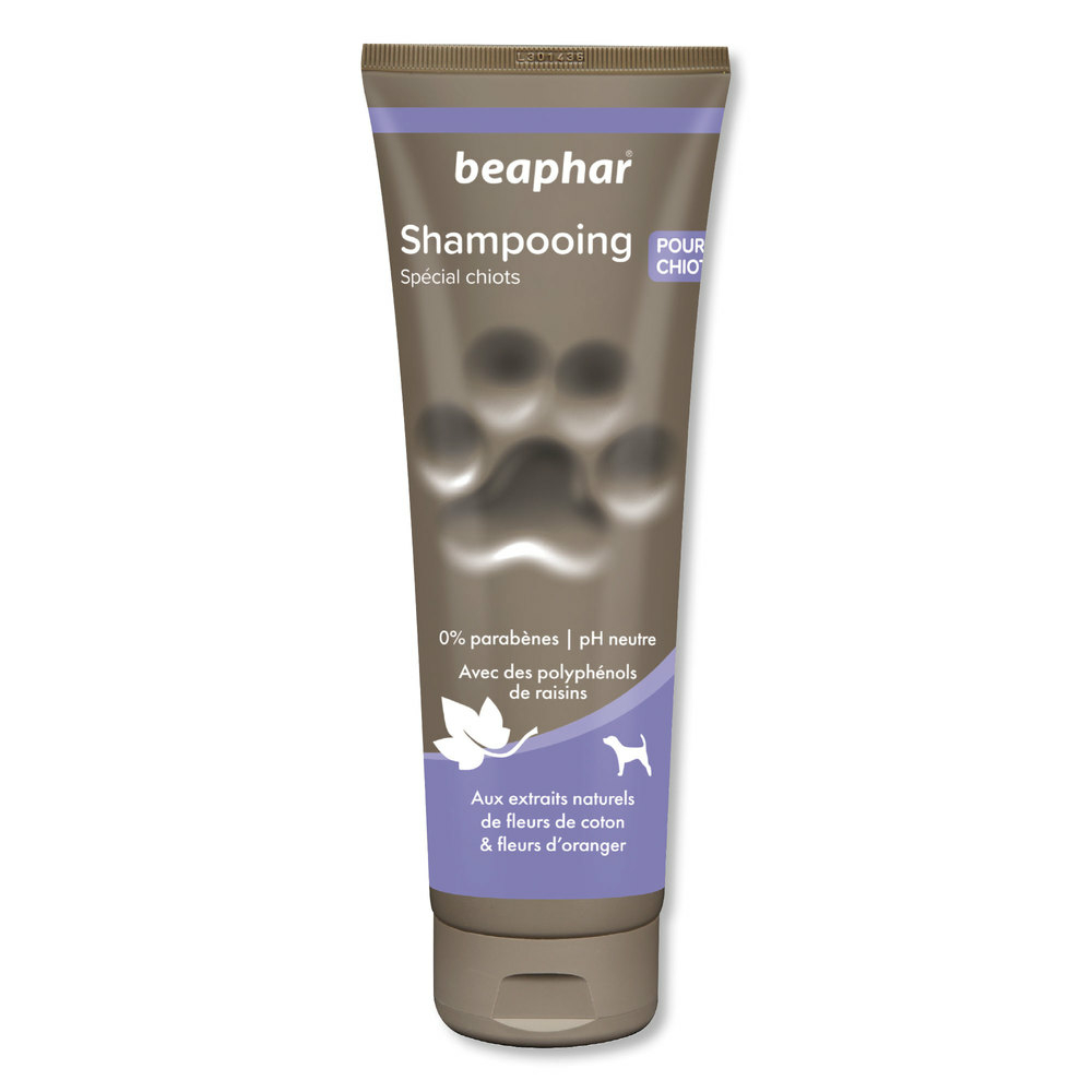 Shampooing premium Empreinte - Spécial chiots extraits naturels de fleurs de coton & fleurs d’oranger - 250 ml