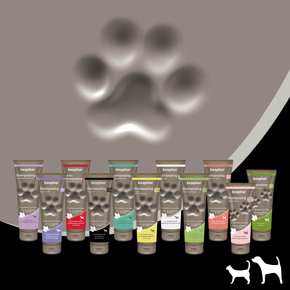 Shampooing premium Empreinte - Pour pelage noir extraits naturels de châtaigne & de chicorée - 250 ml