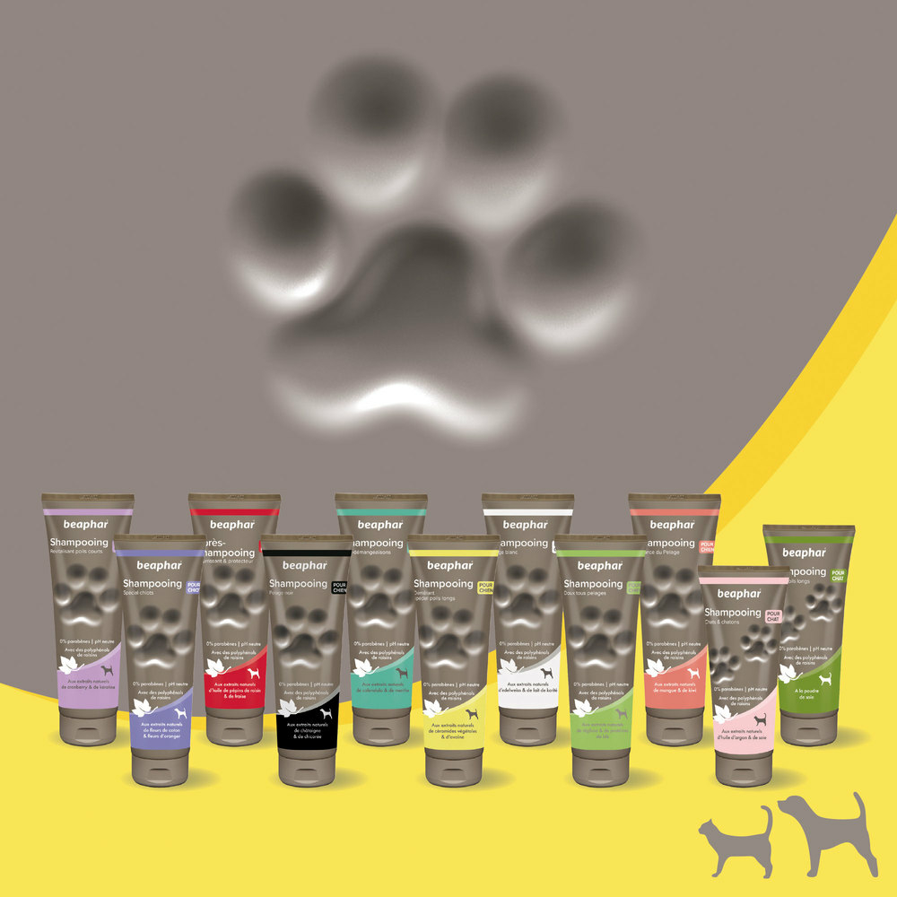 Shampooing premium Empreinte - Démêlant poils longs extraits naturels de céramides végétales & d’avoine - 3 L