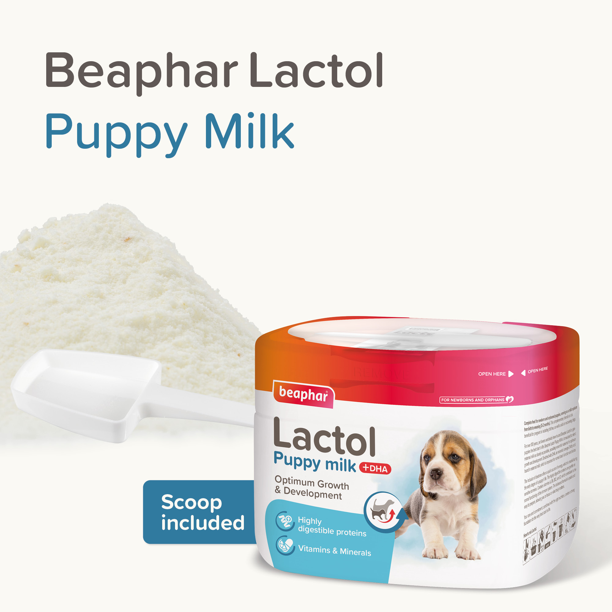 Beaphar Lactol Milk Replacer for Puppies 250g