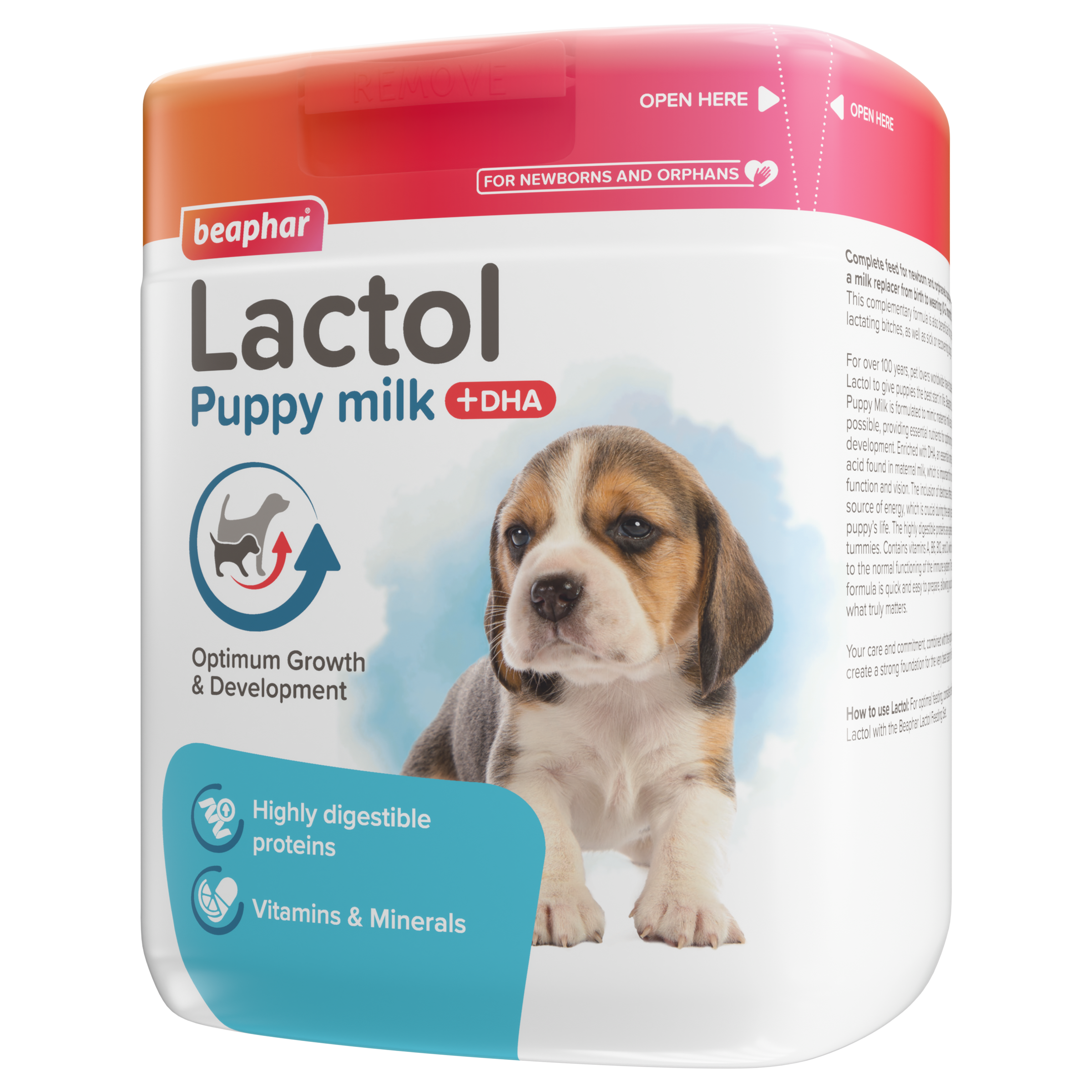 Beaphar Lactol Milk Replacer for Puppies 500g