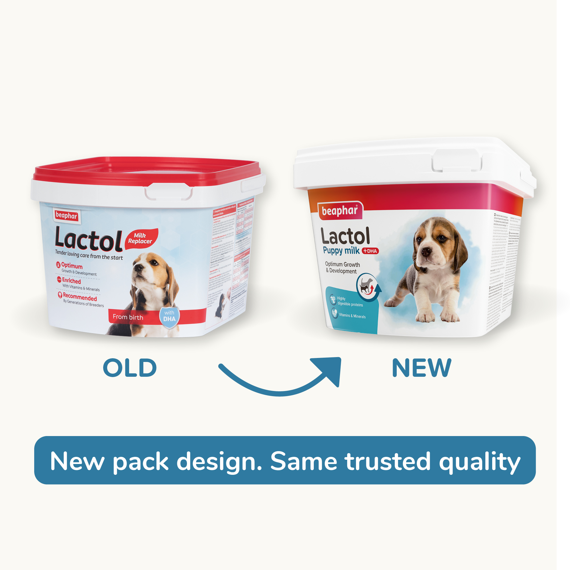 Beaphar Lactol Milk Replacer for Puppies – 1kg