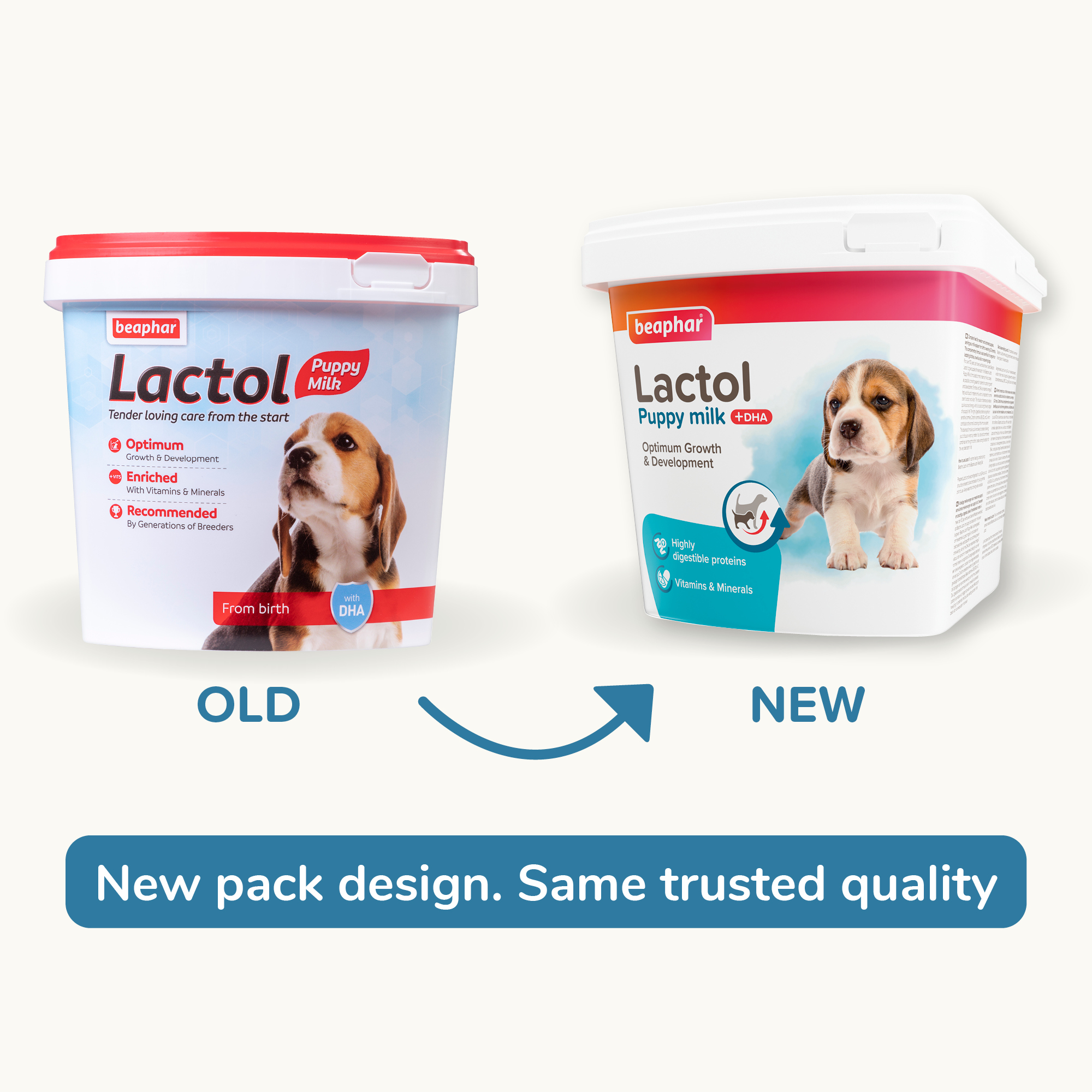 Beaphar Lactol Milk Replacer for Puppies – 2kg