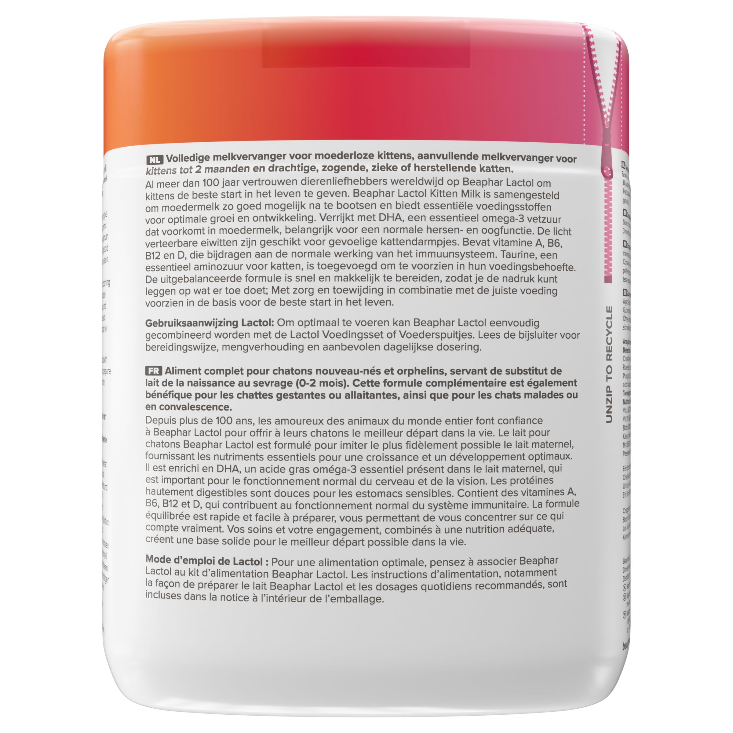Beaphar Lactol Milk Replacer for Kittens 500g
