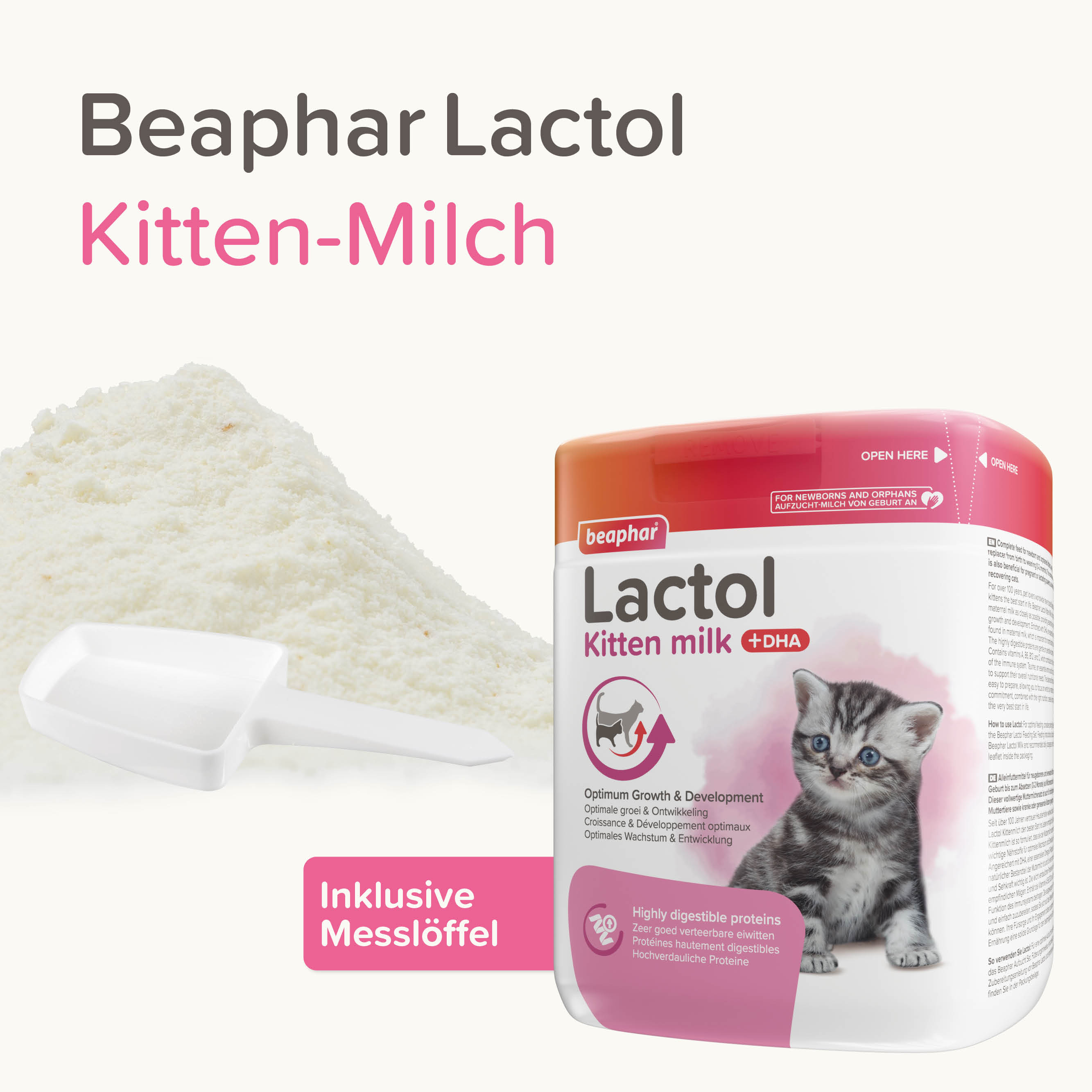 Lactol Aufzucht-Milch Katze, 500g