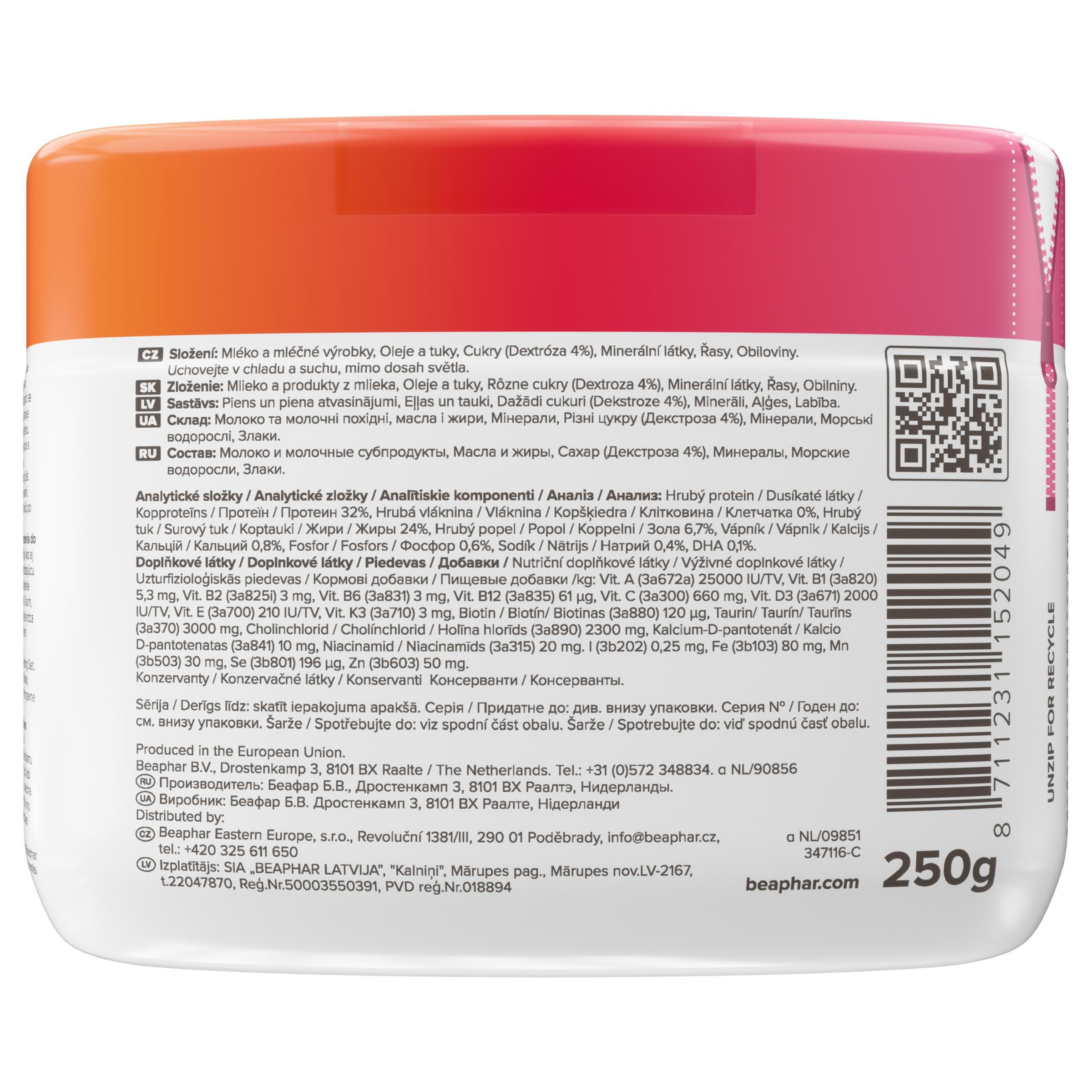 Unikátní náhražka mateřského mléka Lactol Kitty Milk