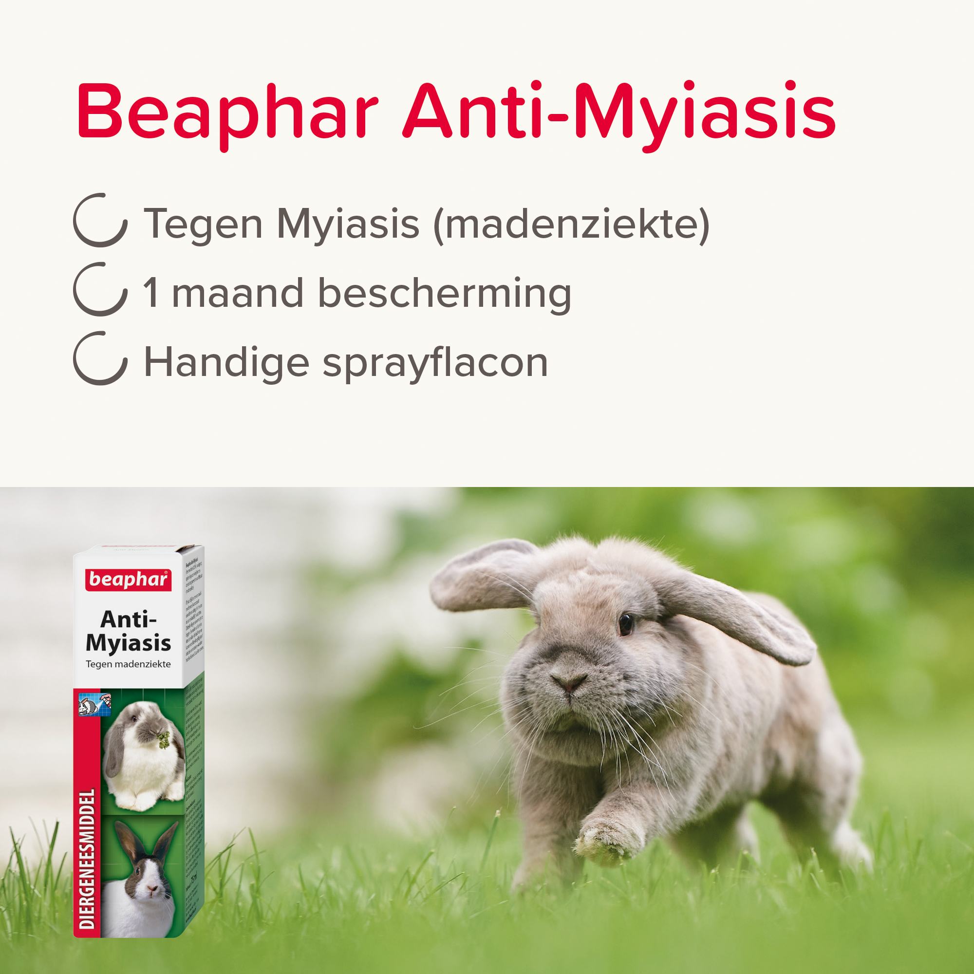 Beaphar Anti-Myiasis (madenziekte) spray 75ml