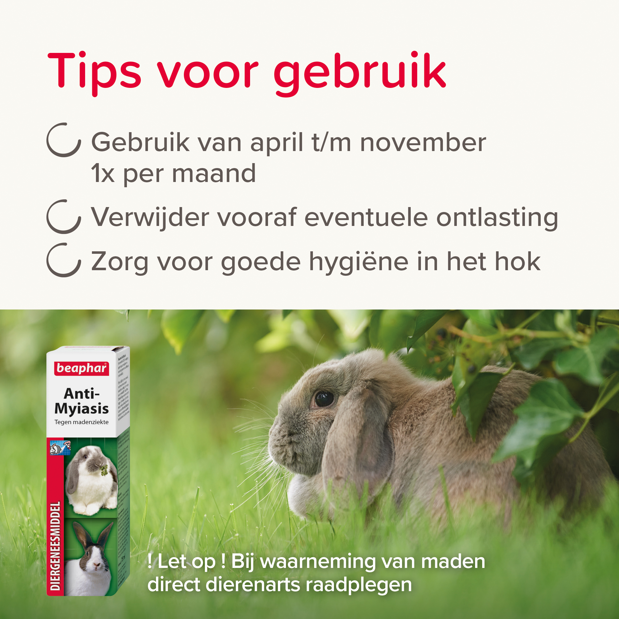 Beaphar Anti-Myiasis (madenziekte) spray 75ml