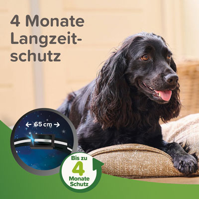 Beaphar Zecken- und Flohschutz Halsband reflektierend, 65cm