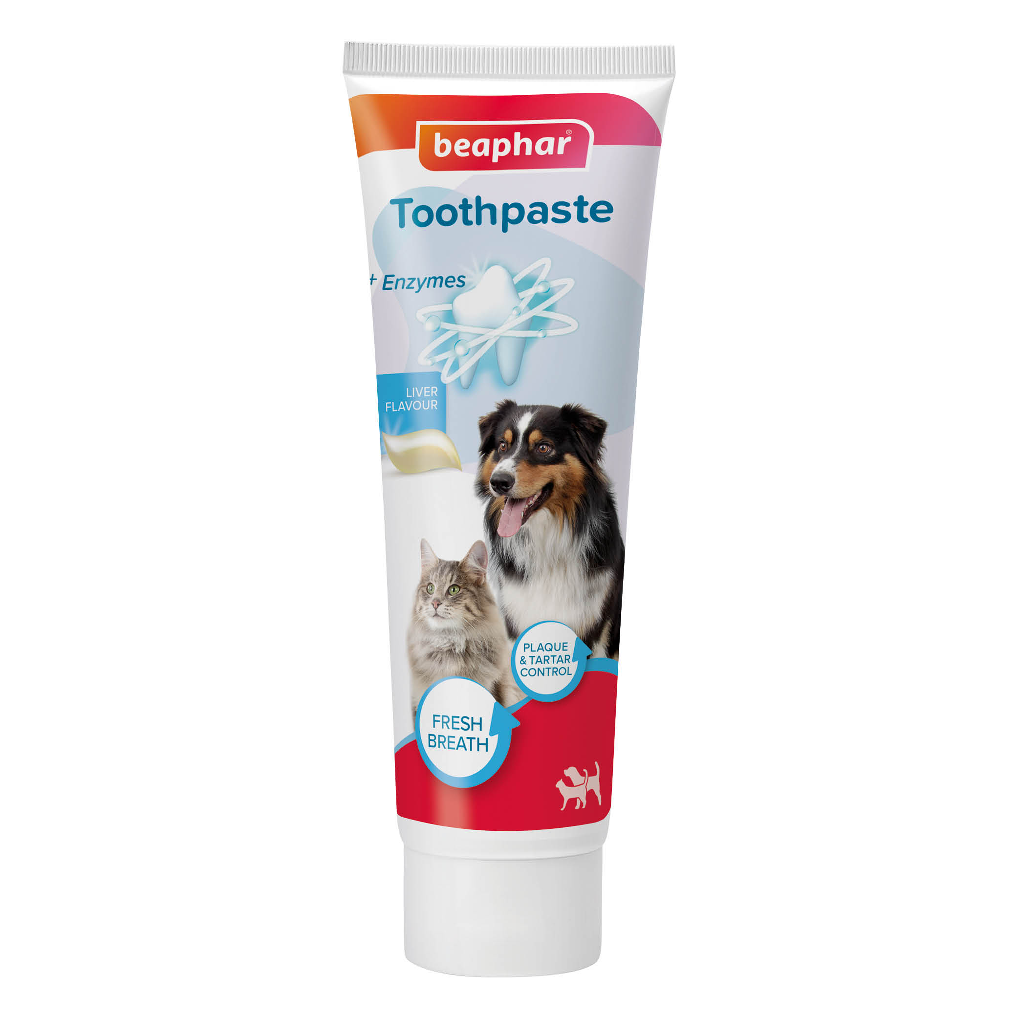 Beaphar Liver-Flavour Toothpaste with Enzymes for Cats and Dogs, 100g