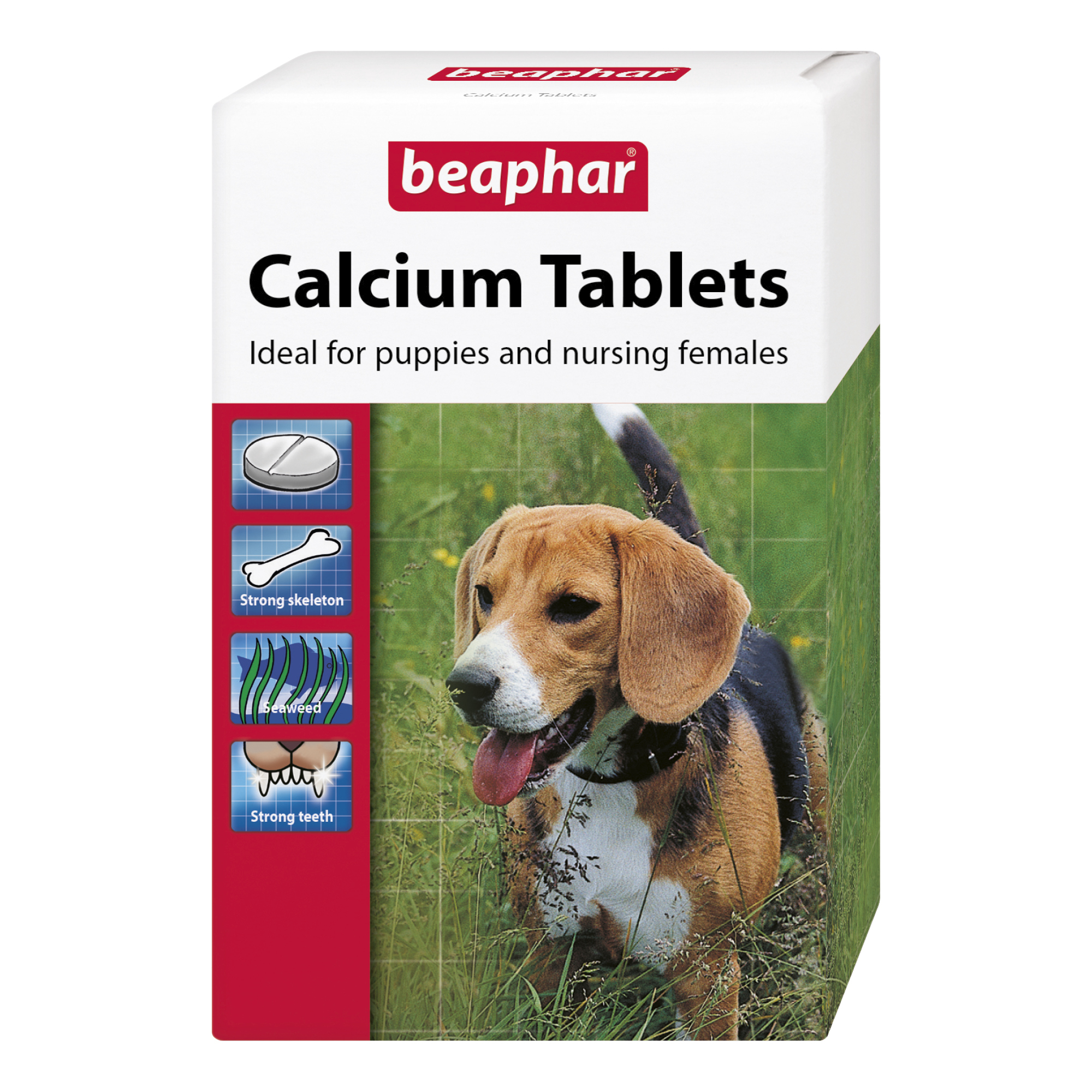Beaphar Calcium Tablets for Nursing Dogs & Puppies, 180 tablets