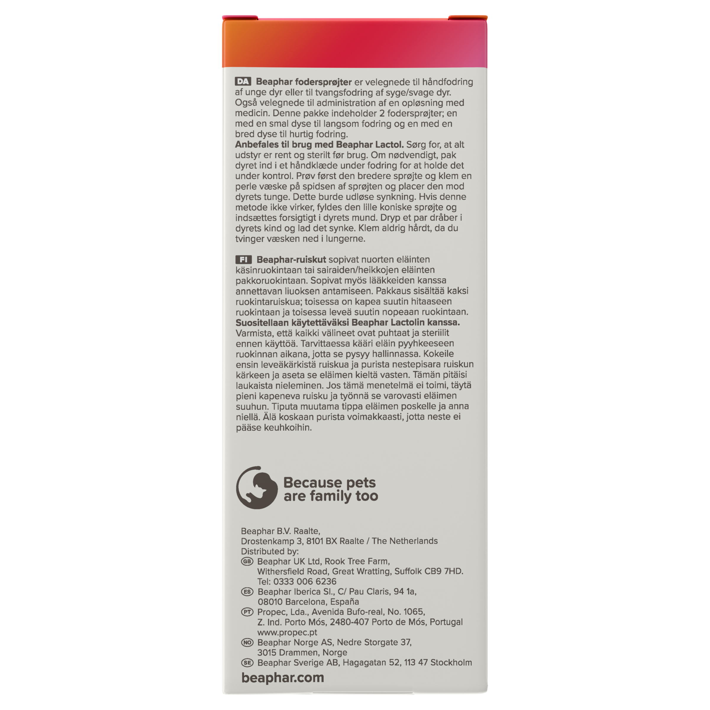 Beaphar Lactol Feeding Syringes