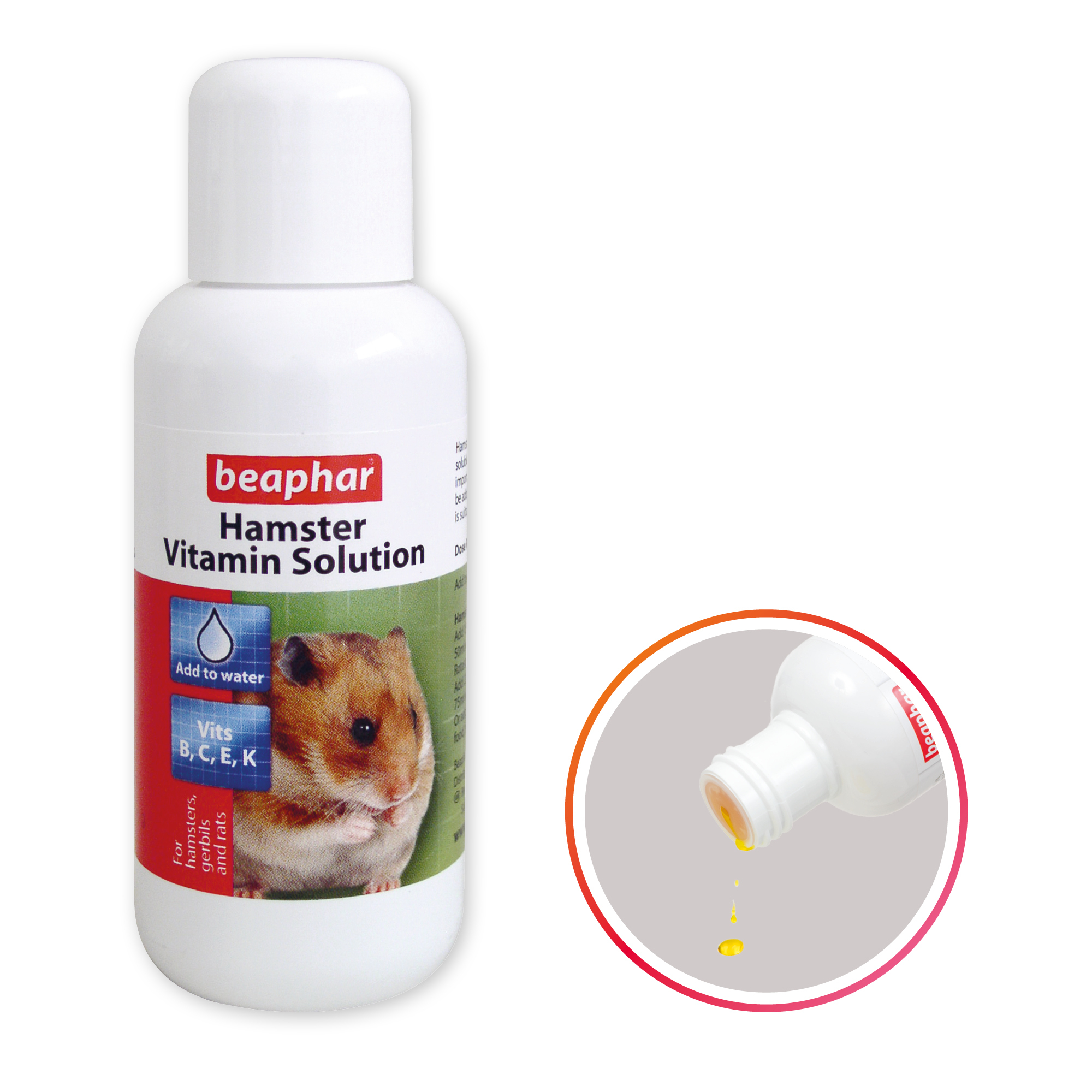 Beaphar Multi-Vitamin Supplement for Hamsters, Gerbils and Rats, 75ml