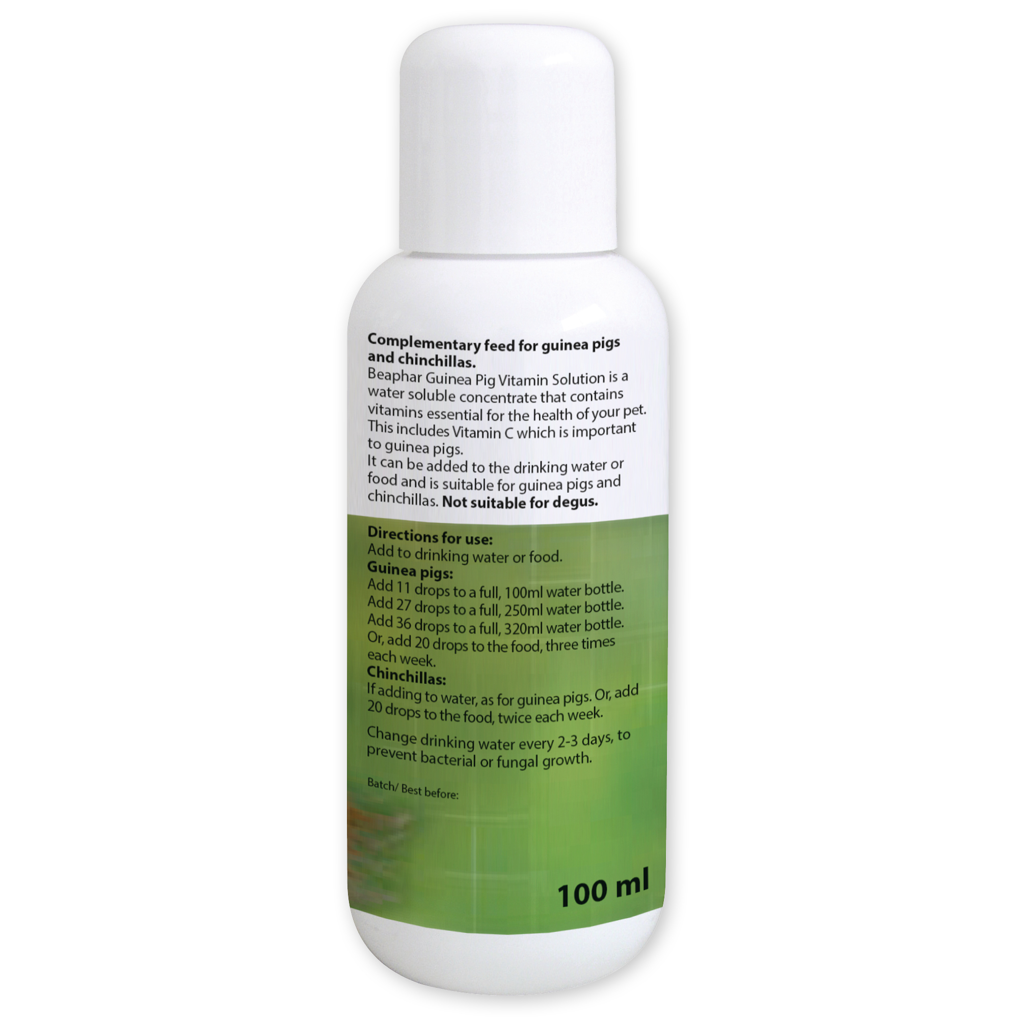 Beaphar Multi-Vitamin Supplement for Guinea Pigs and Chinchillas, 100ml