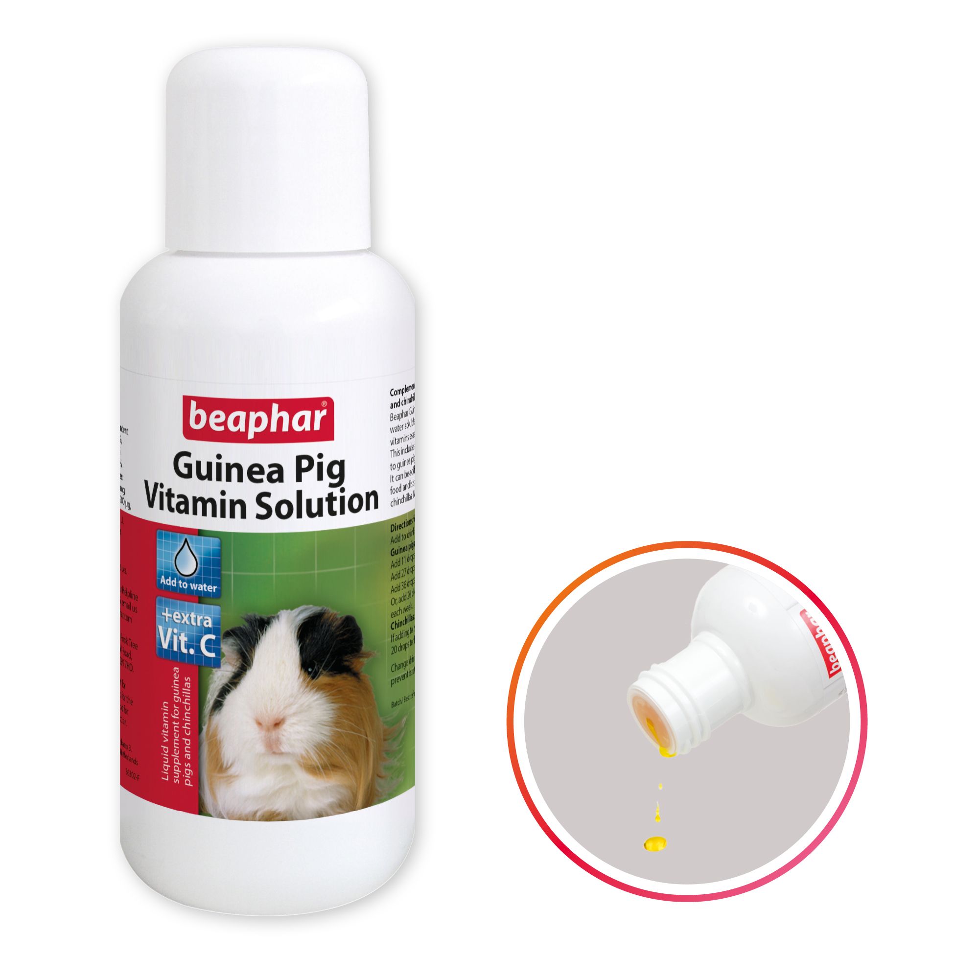 Beaphar Multi-Vitamin Supplement for Guinea Pigs and Chinchillas, 100ml