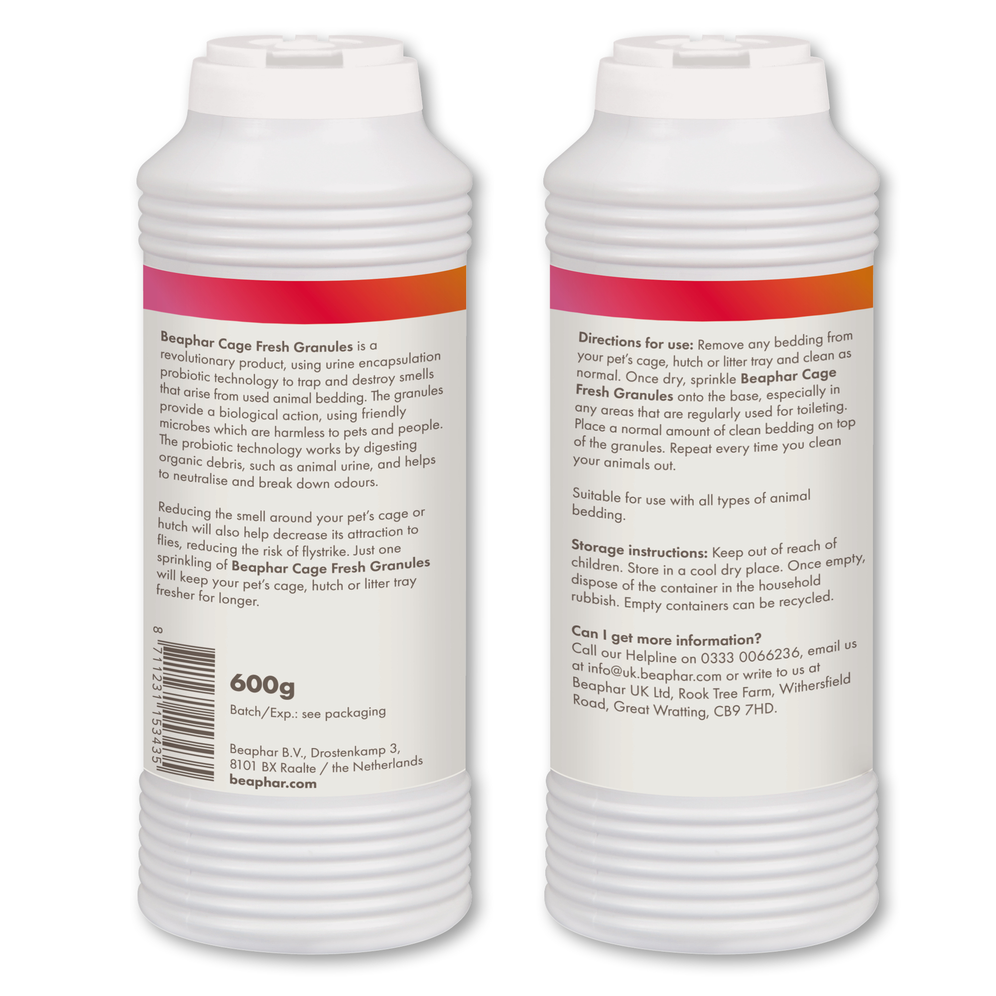 Beaphar Cage Fresh Granules for Cages, Hutches & Litter Trays – 600g